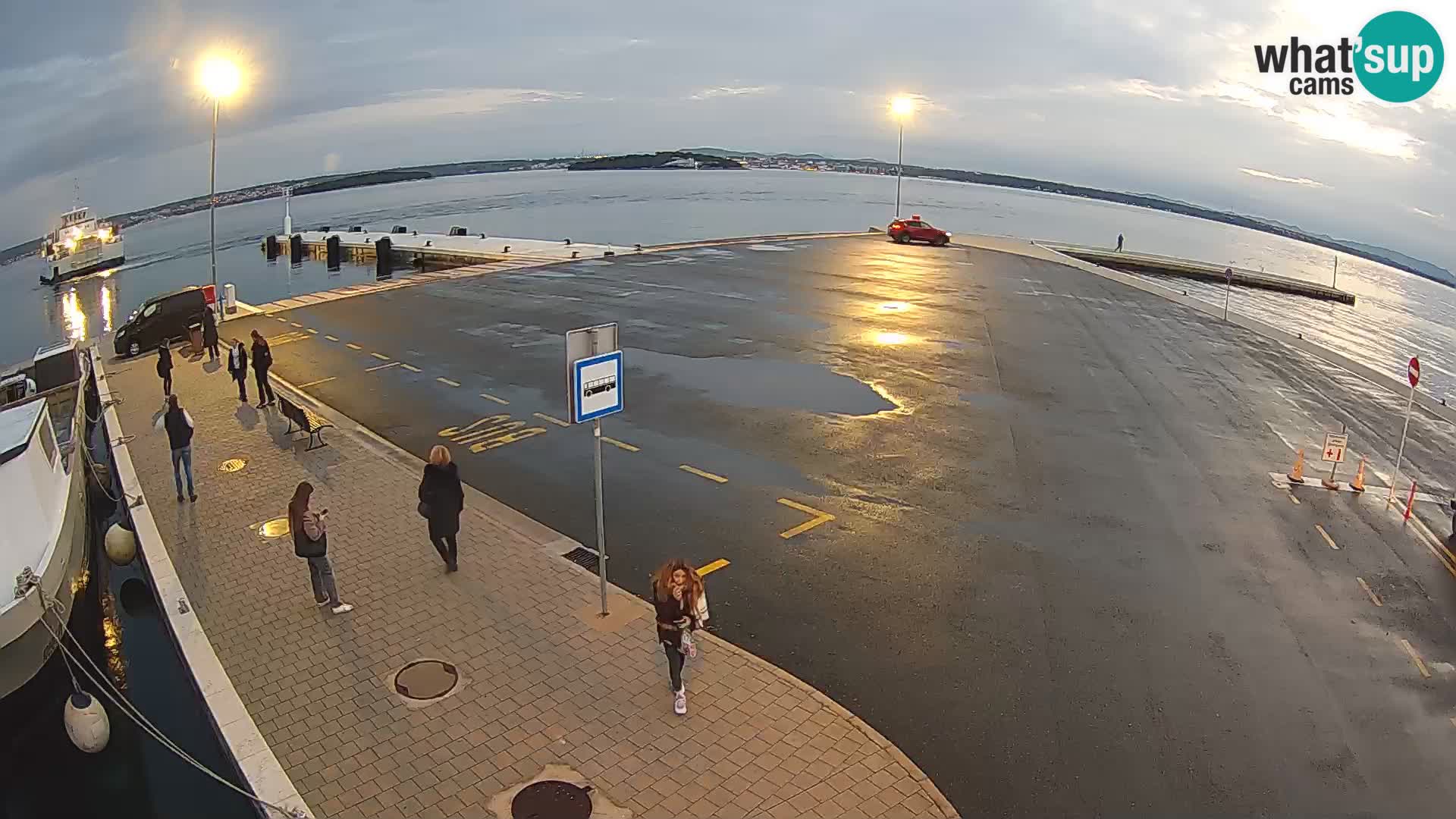 Tkon Live cam – ferry – Dalmatia – Croatia