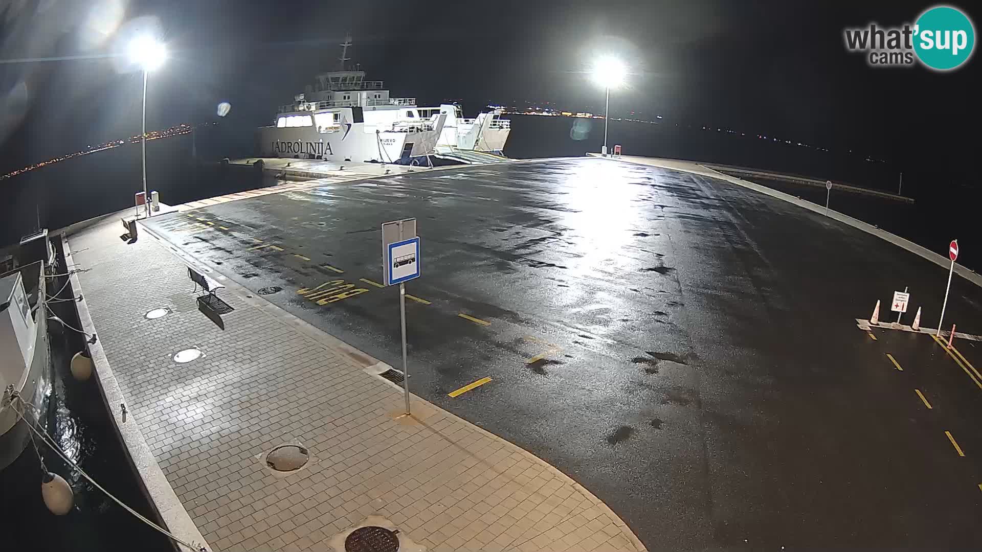 Tkon Live cam – ferry – Dalmatie – Croatie
