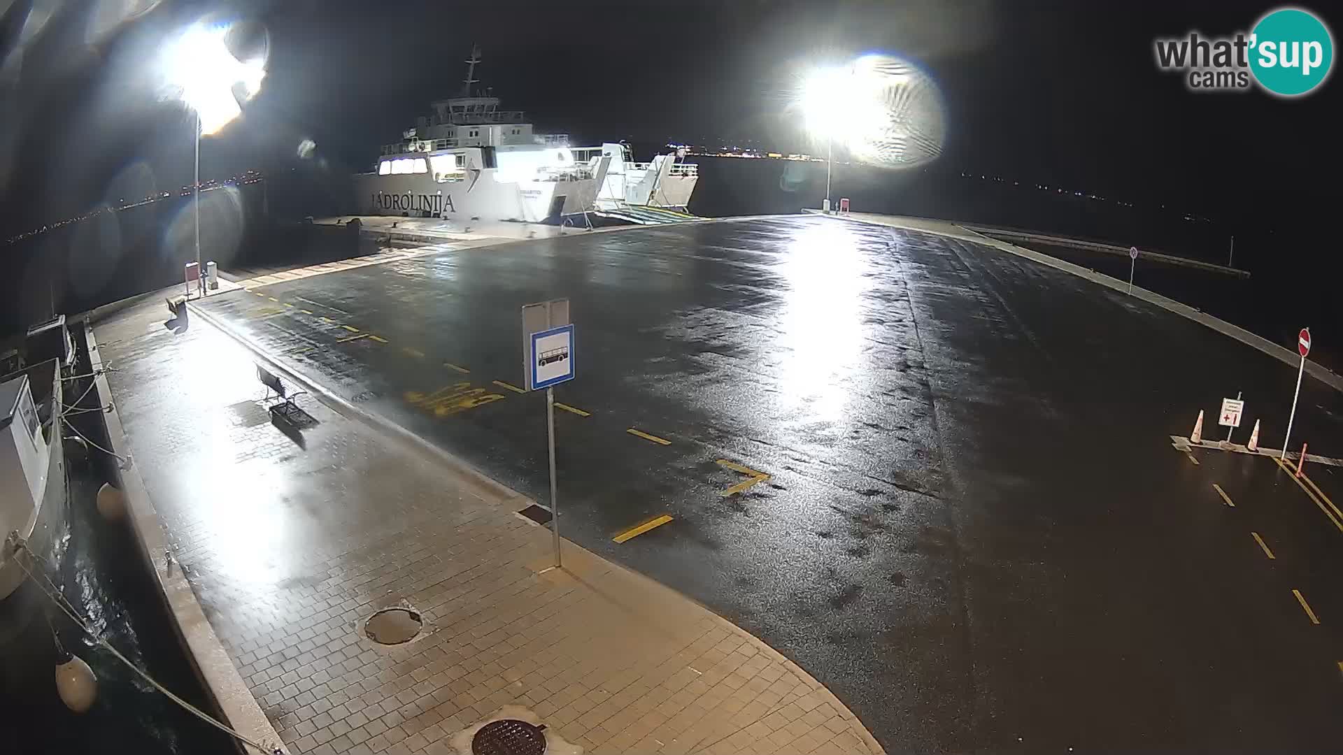Tkon Live cam – ferry – Dalmatie – Croatie