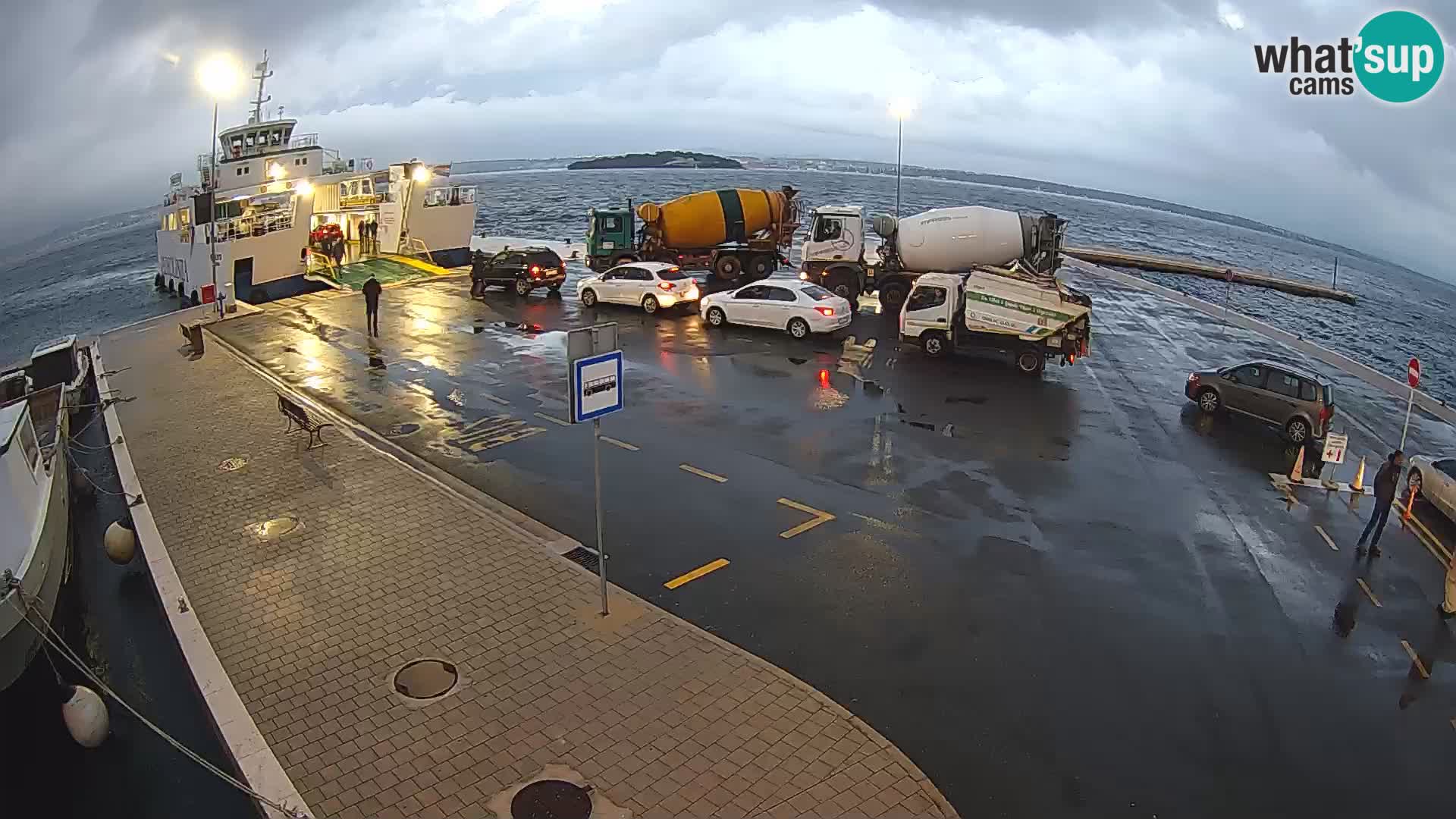 Tkon Live cam – ferry – Dalmatia – Croatia