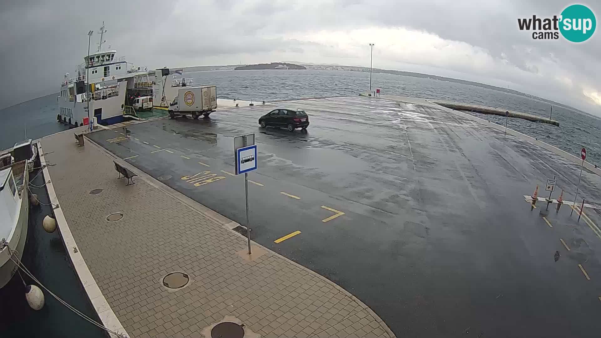 Tkon Live cam – ferry – Dalmatia – Croatia