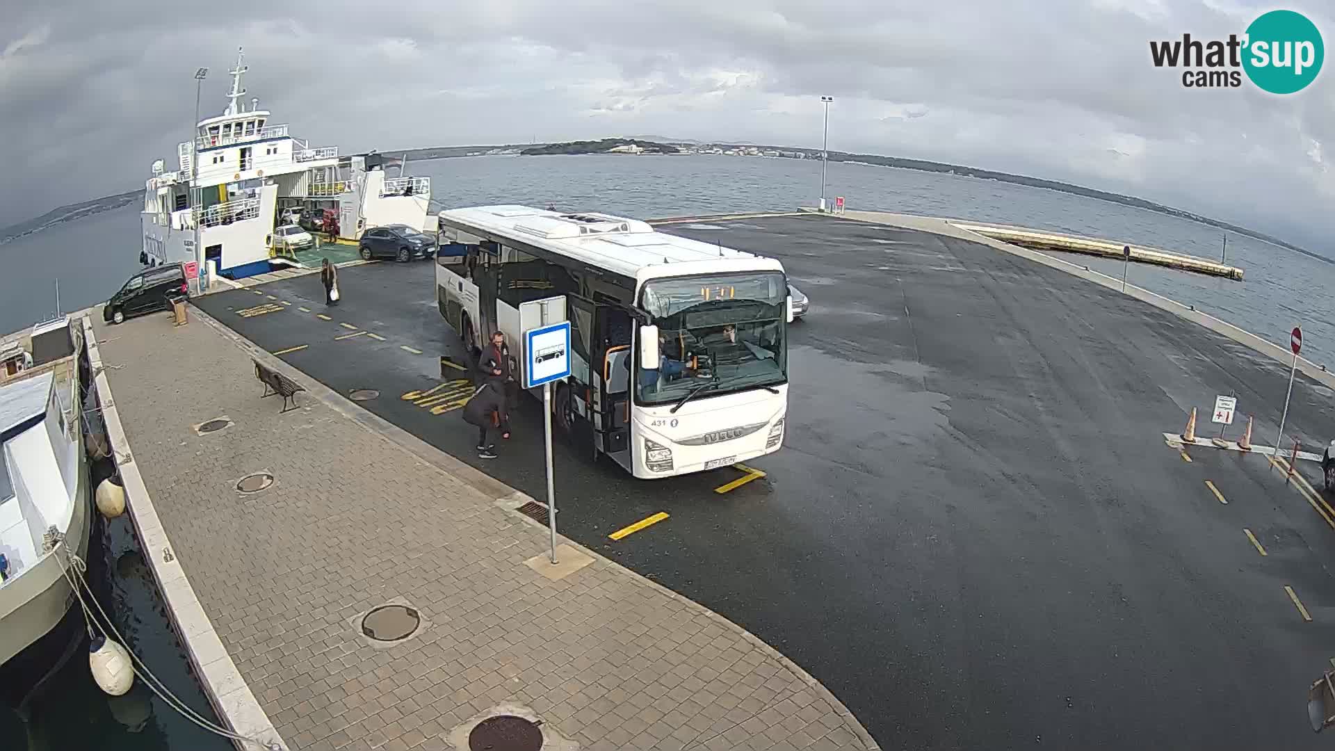 Tkon Live cam – ferry – Dalmatia – Croatia