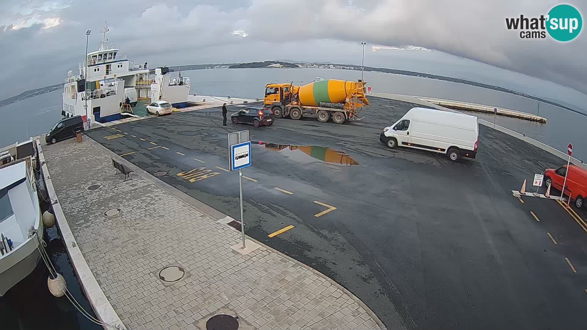 Tkon Live cam – ferry – Dalmatia – Croatia