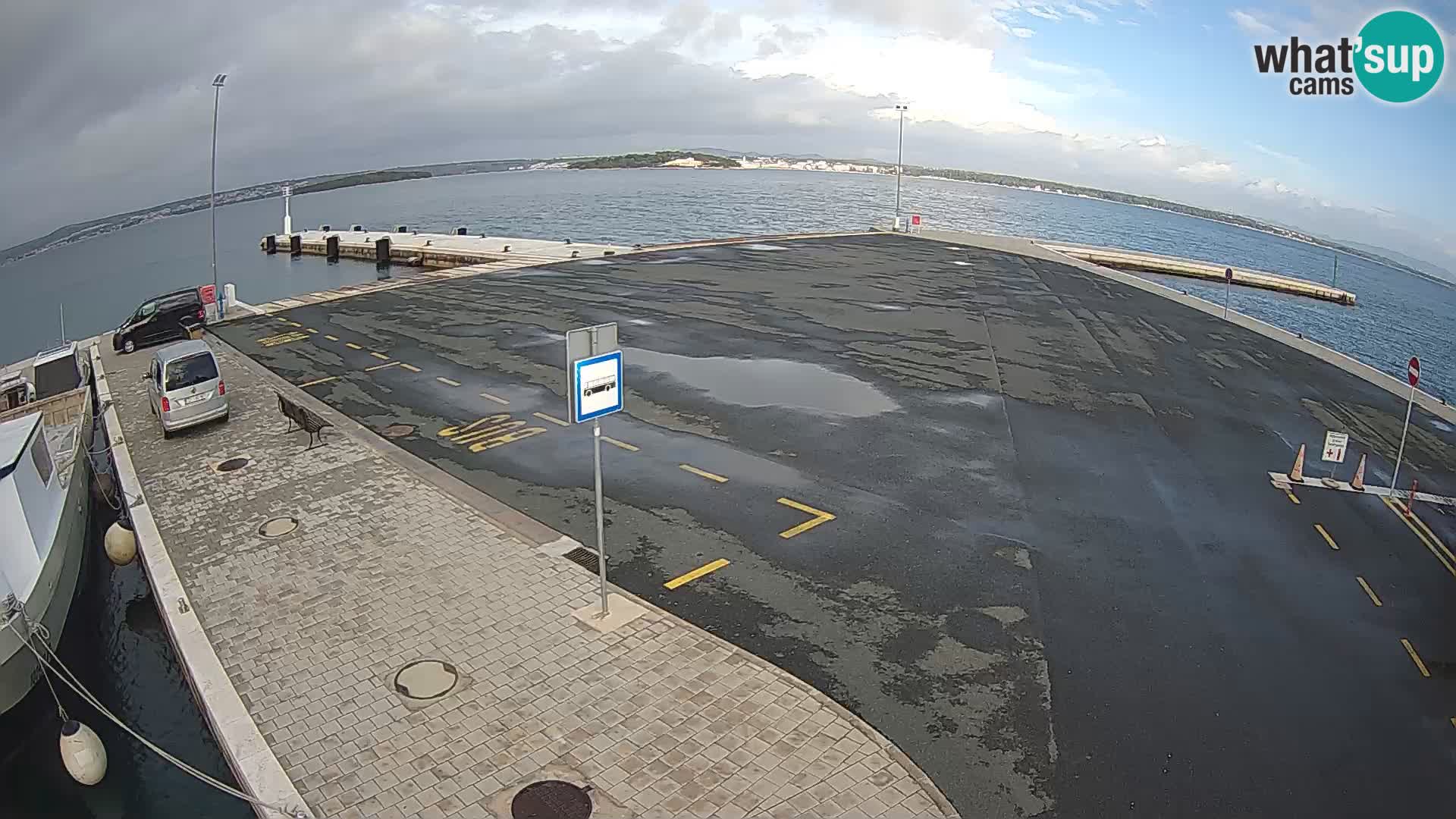 Tkon Live cam – ferry – Dalmatie – Croatie