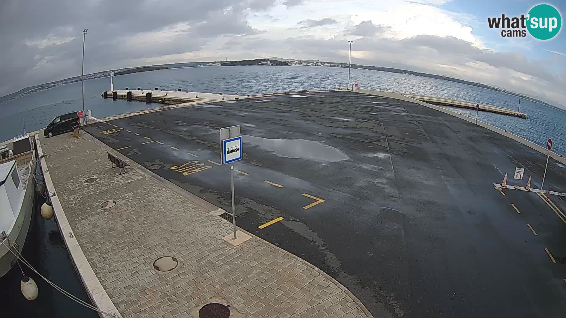 Tkon Live cam – ferry – Dalmatie – Croatie