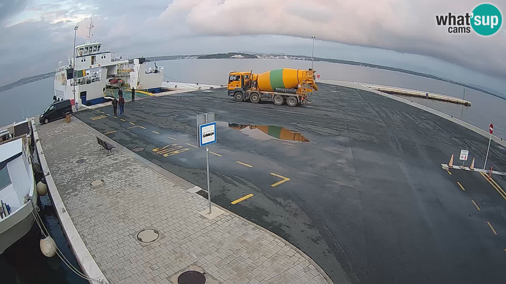 Tkon Live cam – ferry – Dalmatia – Croatia