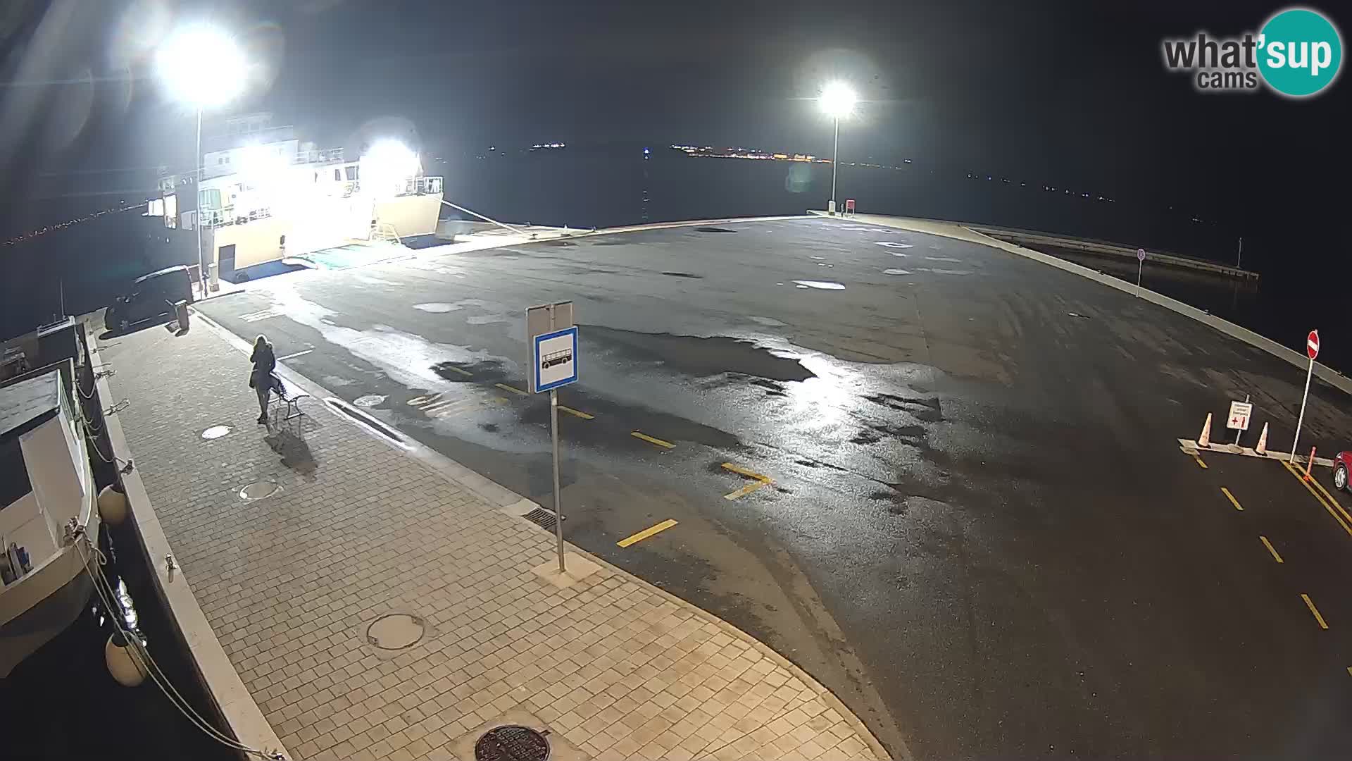 Tkon Live cam – ferry – Dalmatie – Croatie