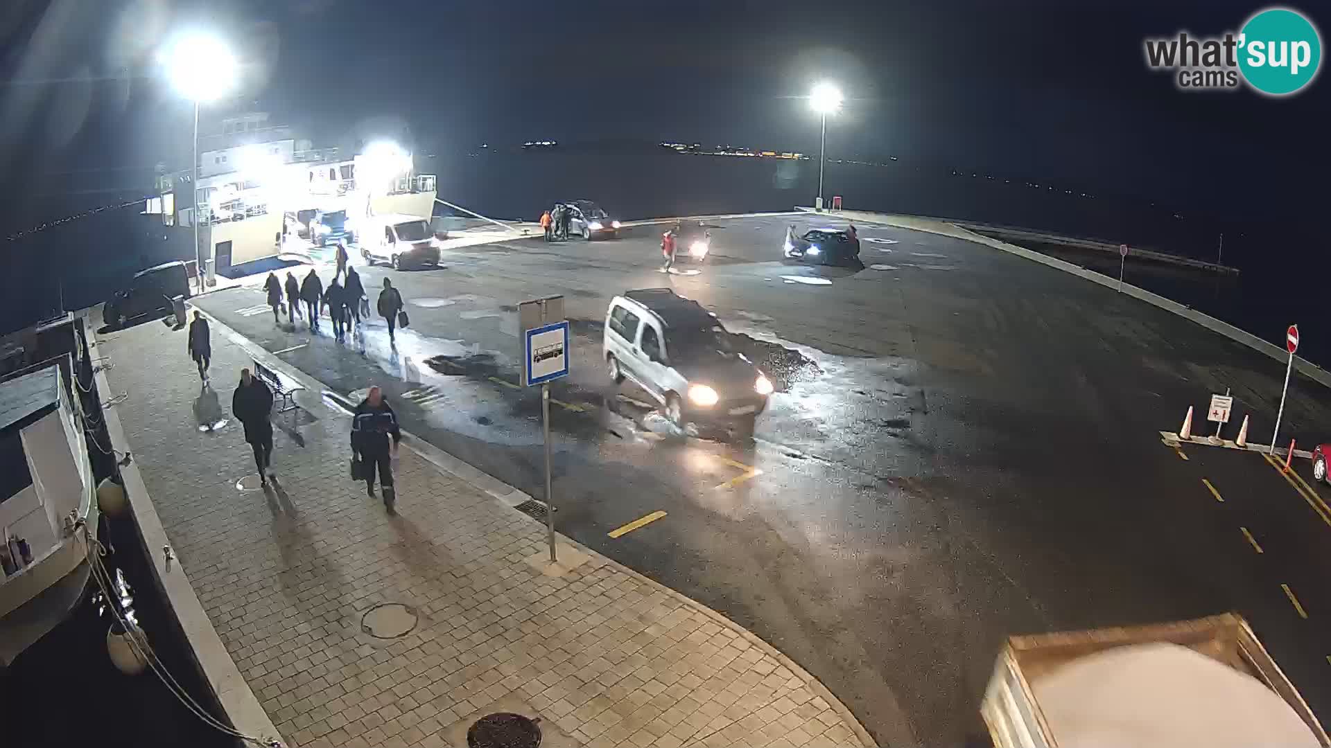 Tkon v živo – trajekt – Dalmacija – Hrvaška