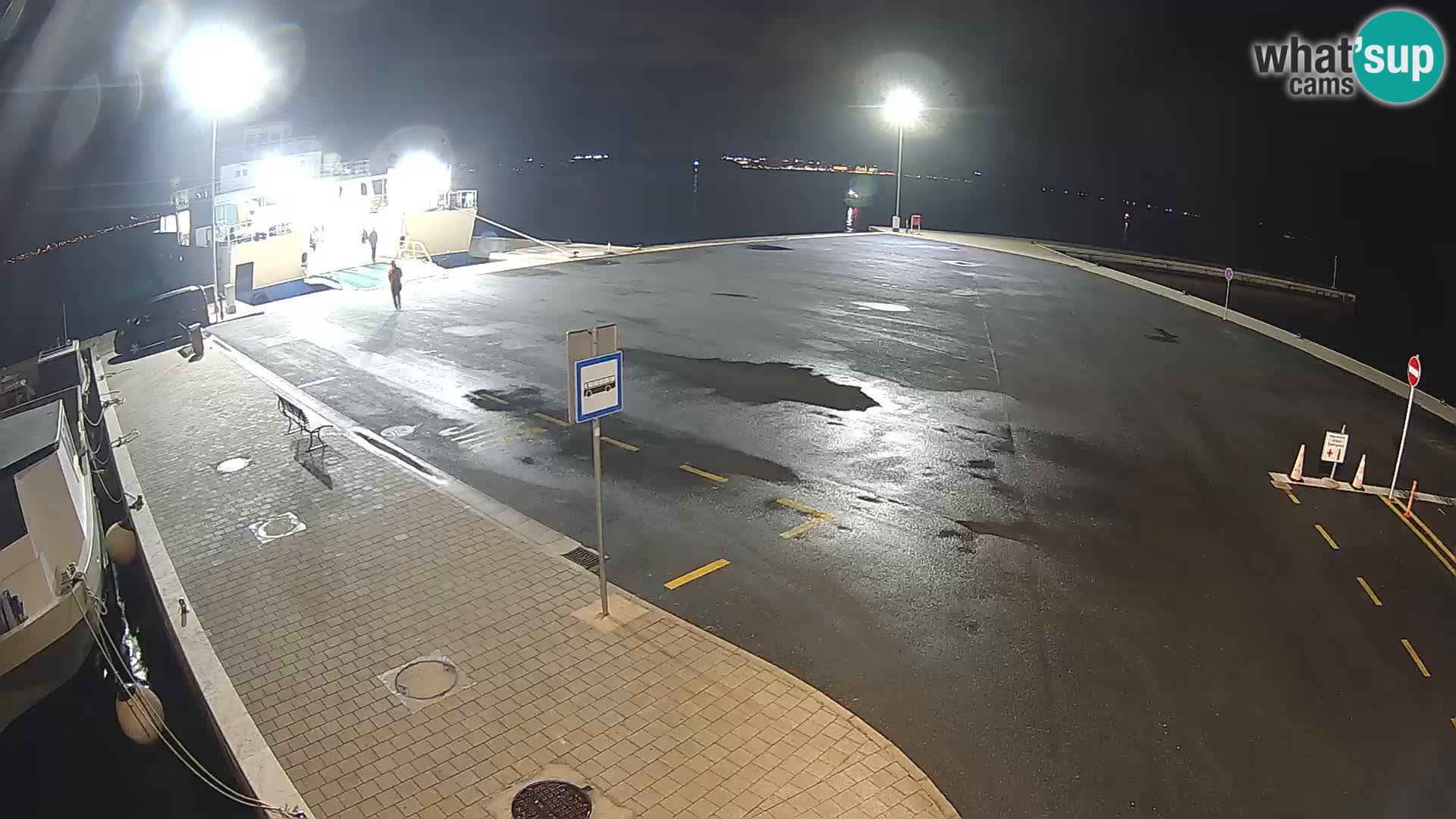 Tkon Live cam – ferry – Dalmatie – Croatie