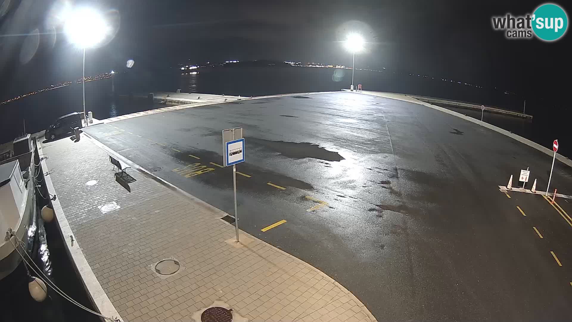 Tkon Live cam – ferry – Dalmatie – Croatie