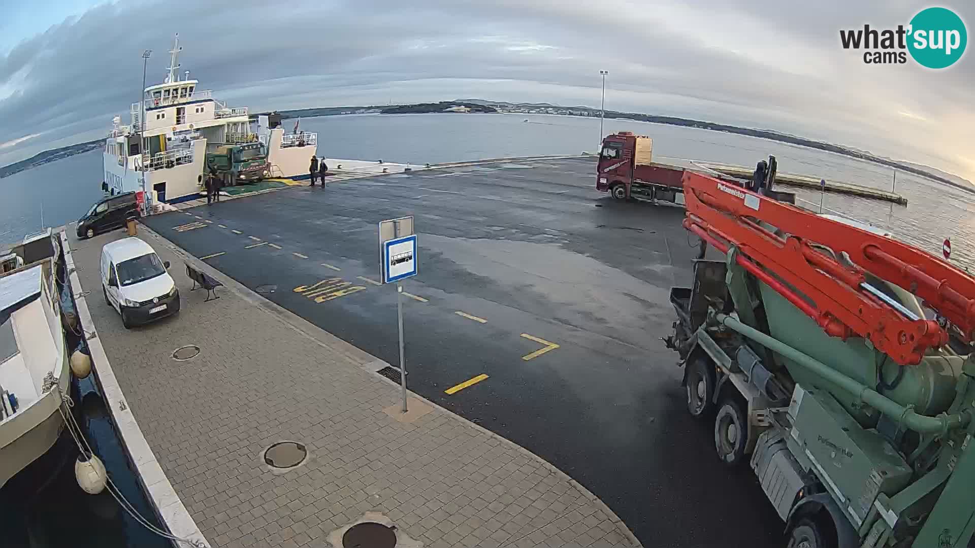 Tkon Live cam – ferry – Dalmatia – Croatia