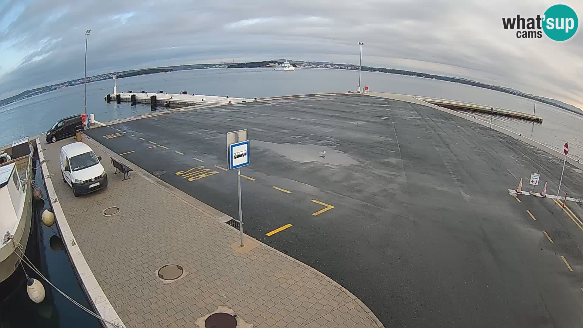 Tkon Live cam – ferry – Dalmatie – Croatie