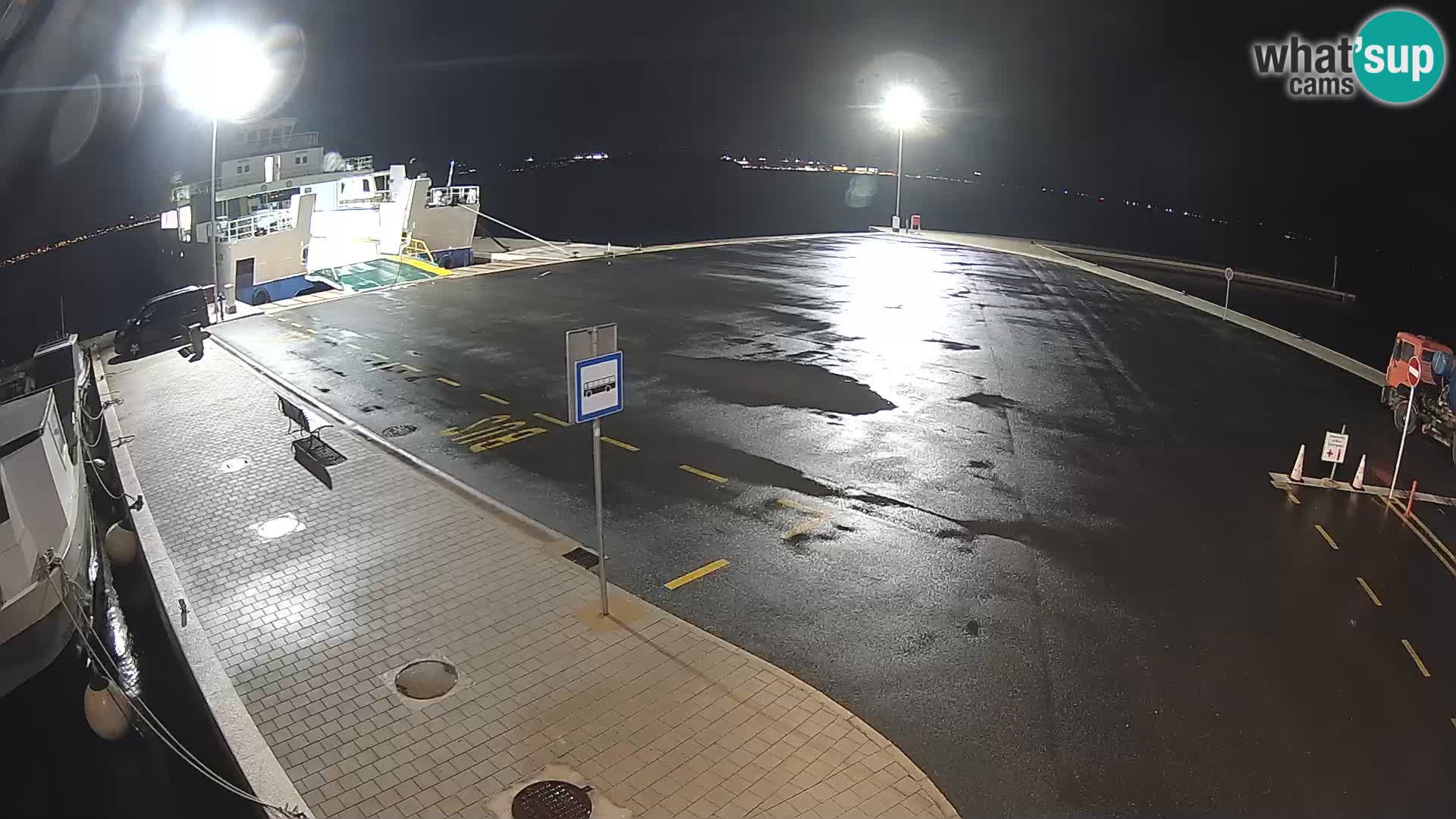 Tkon Live cam – ferry – Dalmatie – Croatie