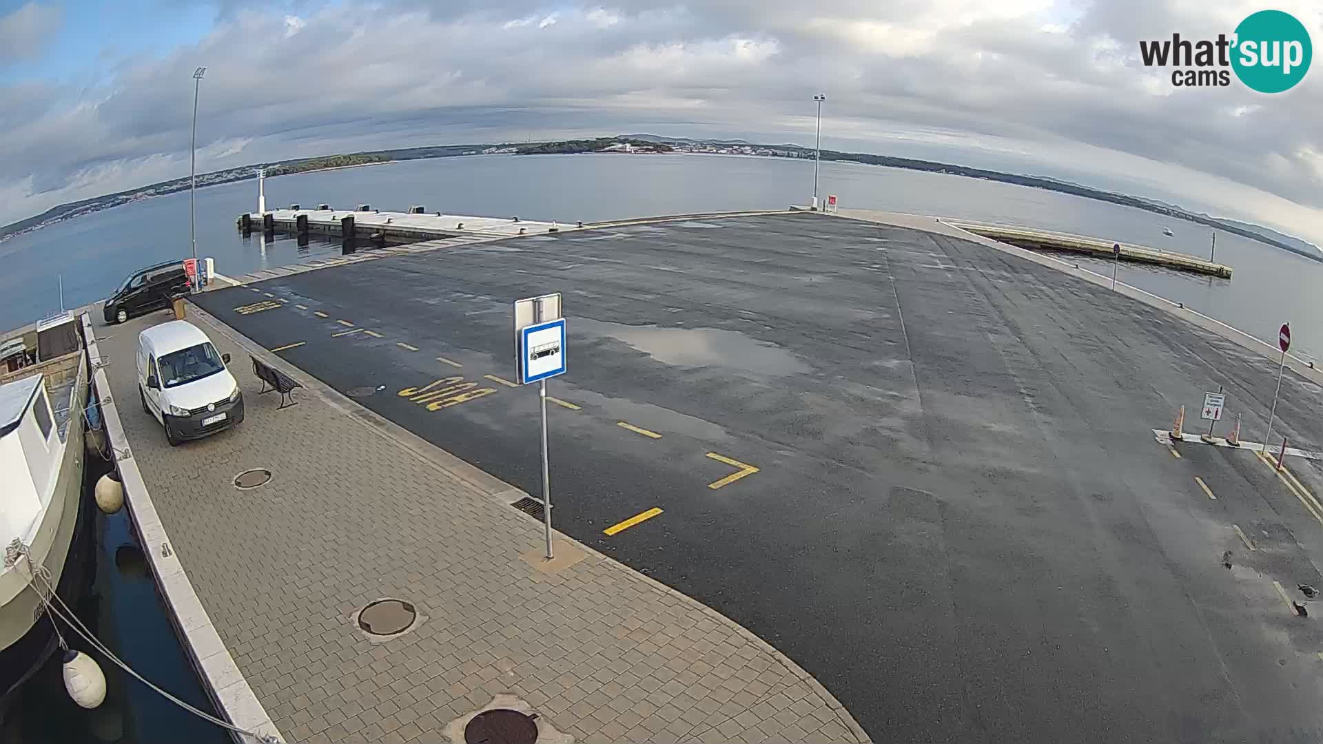 Tkon Live cam – ferry – Dalmatie – Croatie