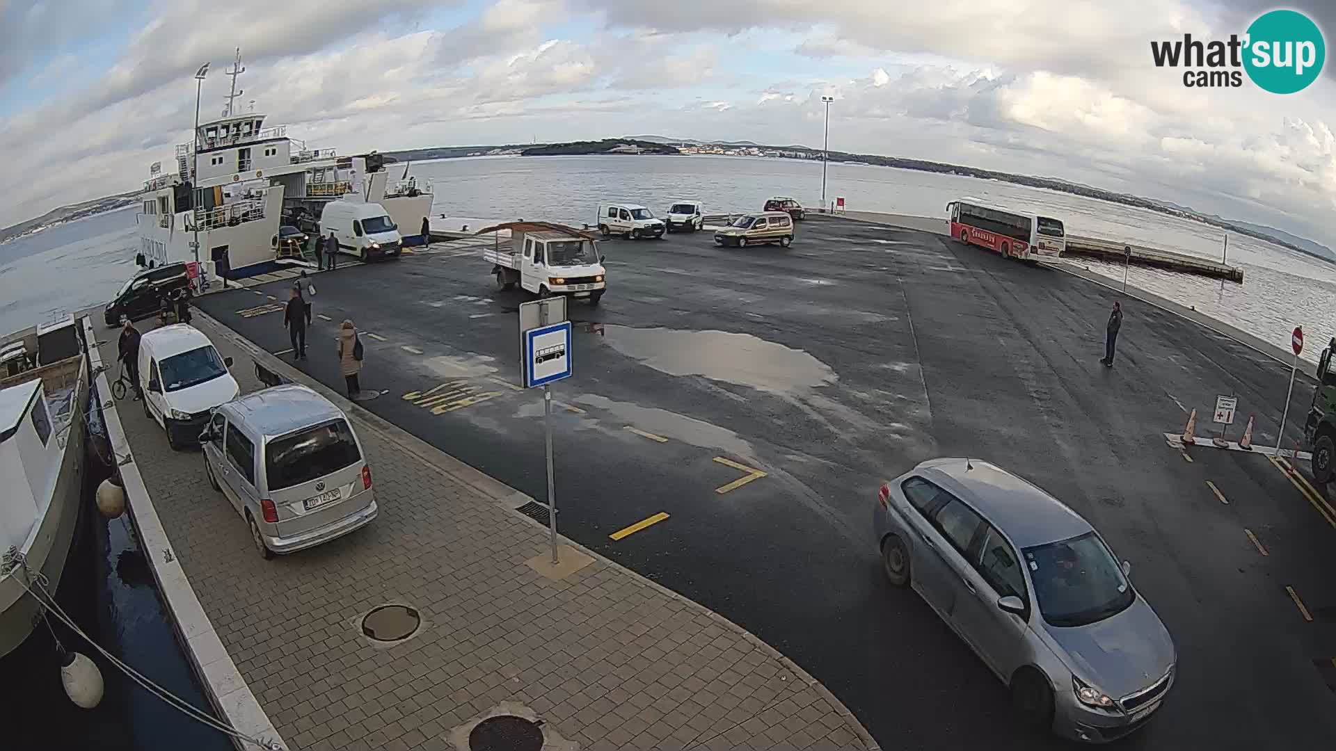 Tkon Live cam – ferry – Dalmatia – Croatia