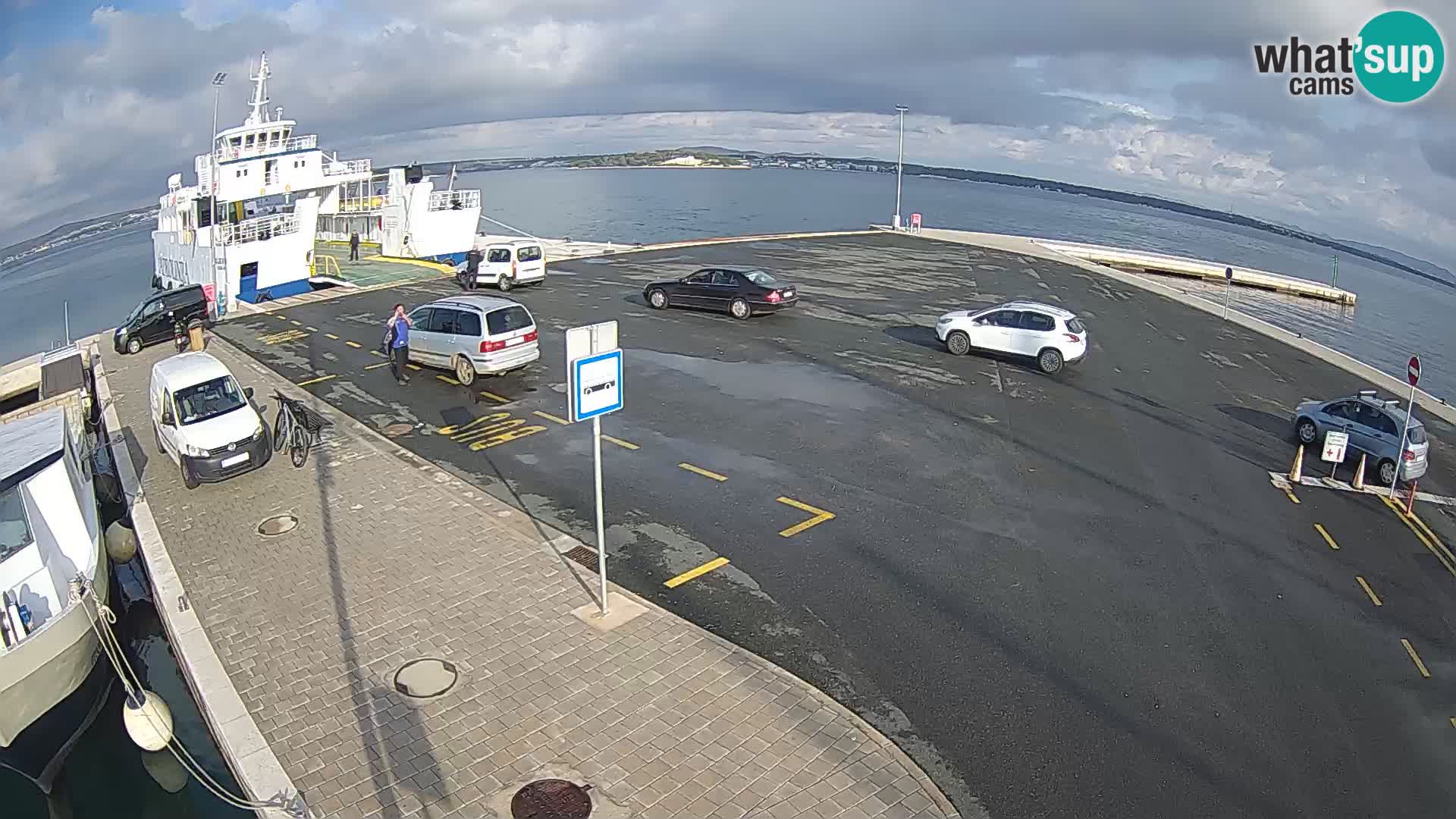 Tkon Live cam – ferry – Dalmatie – Croatie