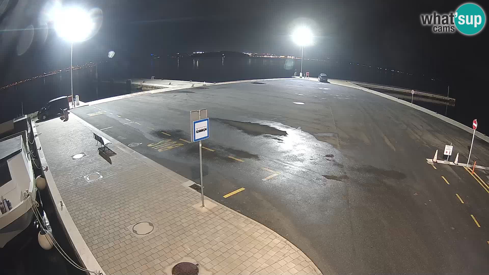 Tkon Live cam – ferry – Dalmatie – Croatie