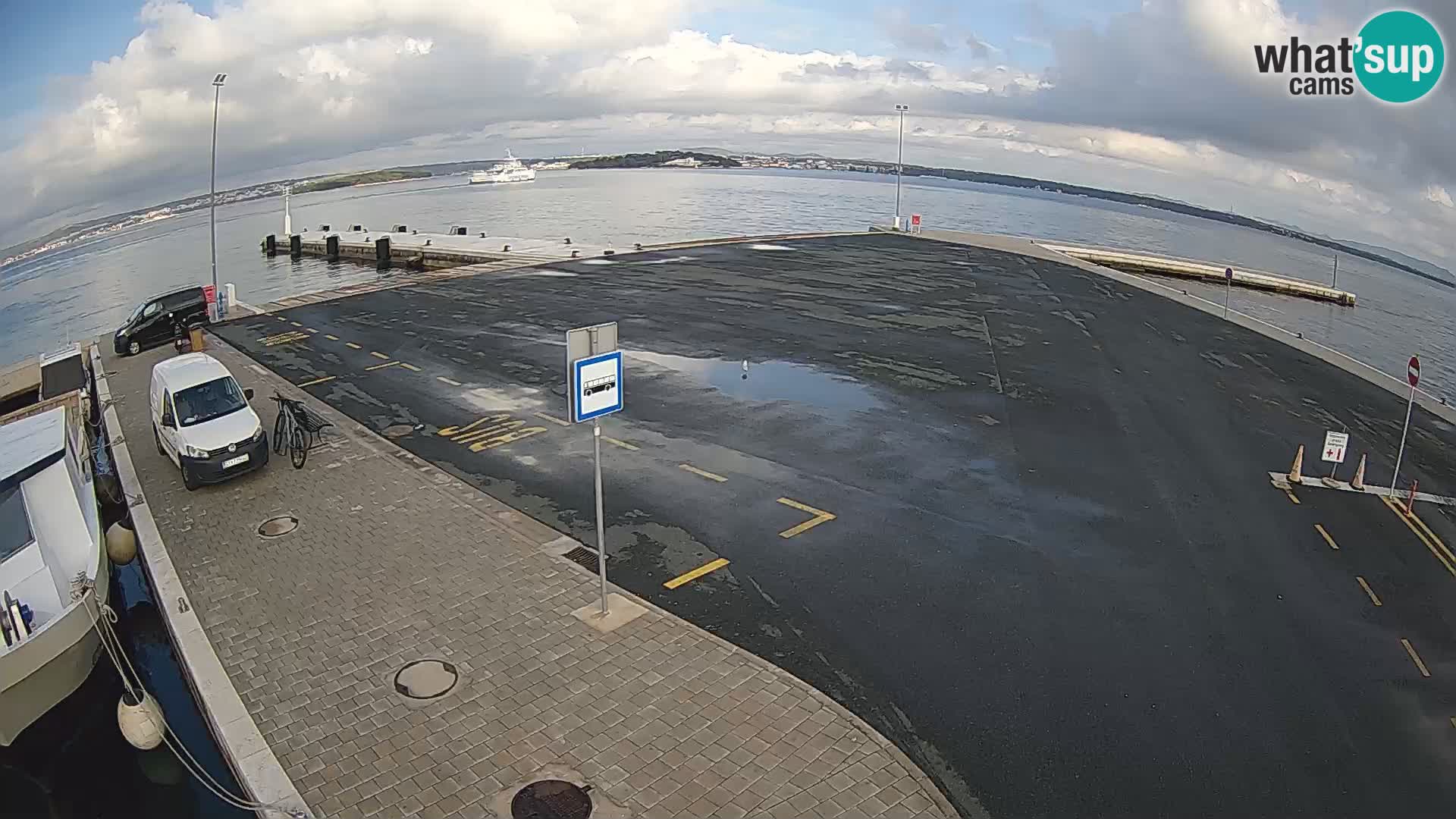 Tkon Live cam – ferry – Dalmatie – Croatie