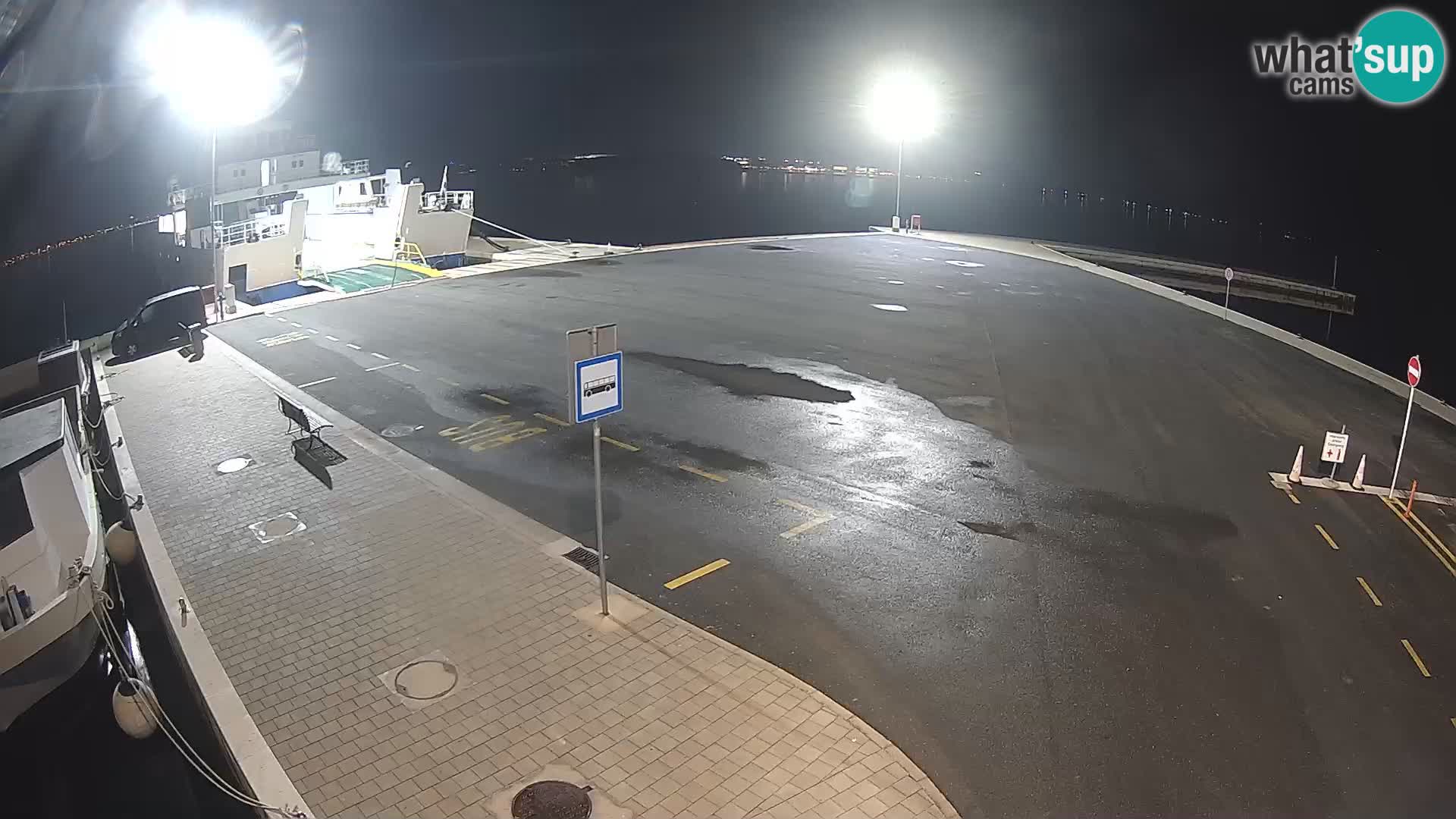 Tkon Live cam – ferry – Dalmatie – Croatie