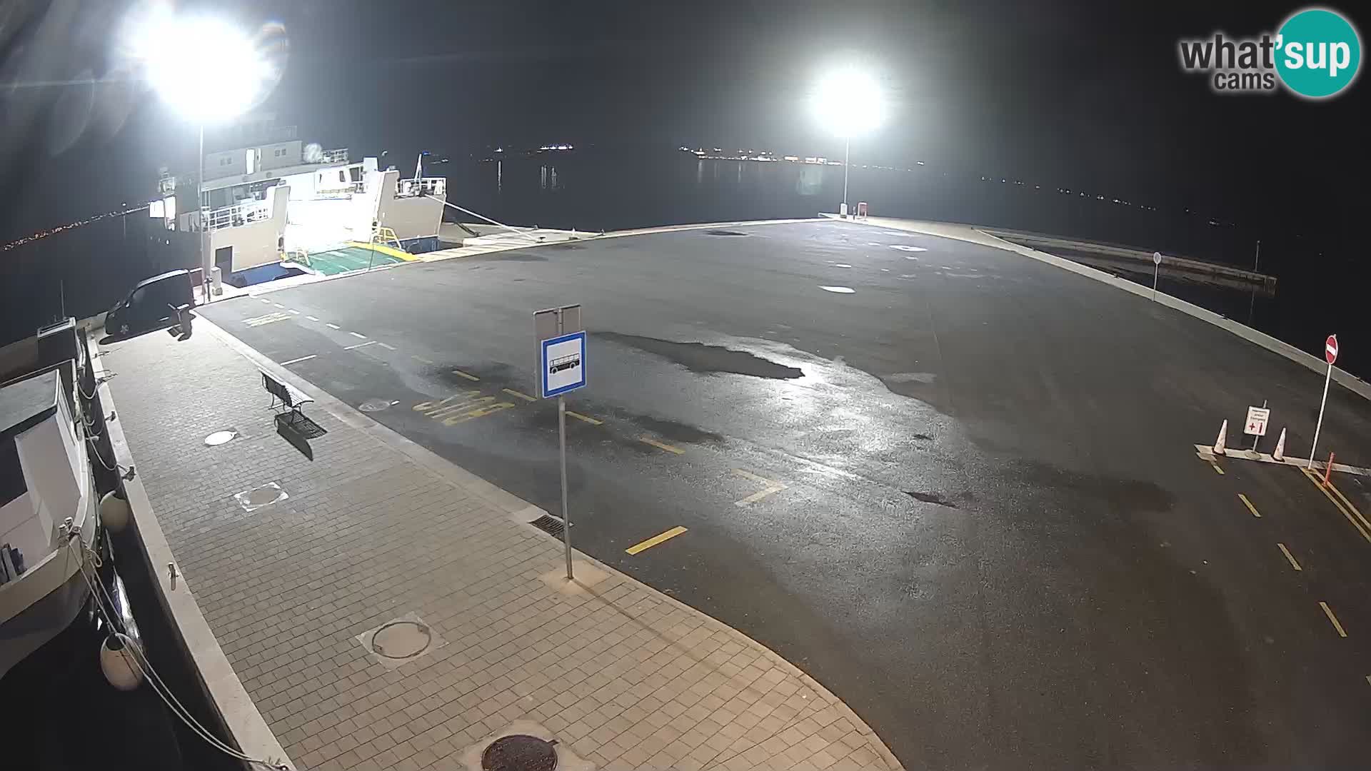 Tkon Live cam – ferry – Dalmatie – Croatie