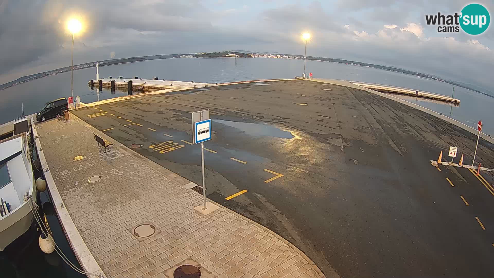 Tkon Live cam – ferry – Dalmatie – Croatie