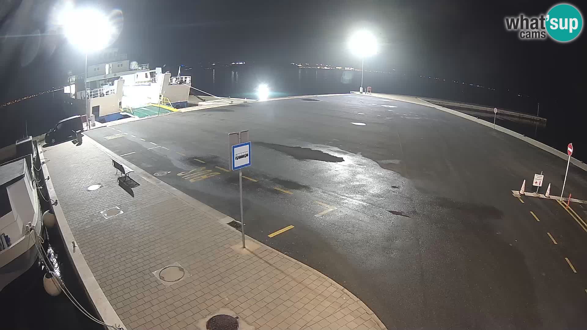 Tkon Live cam – ferry – Dalmatie – Croatie