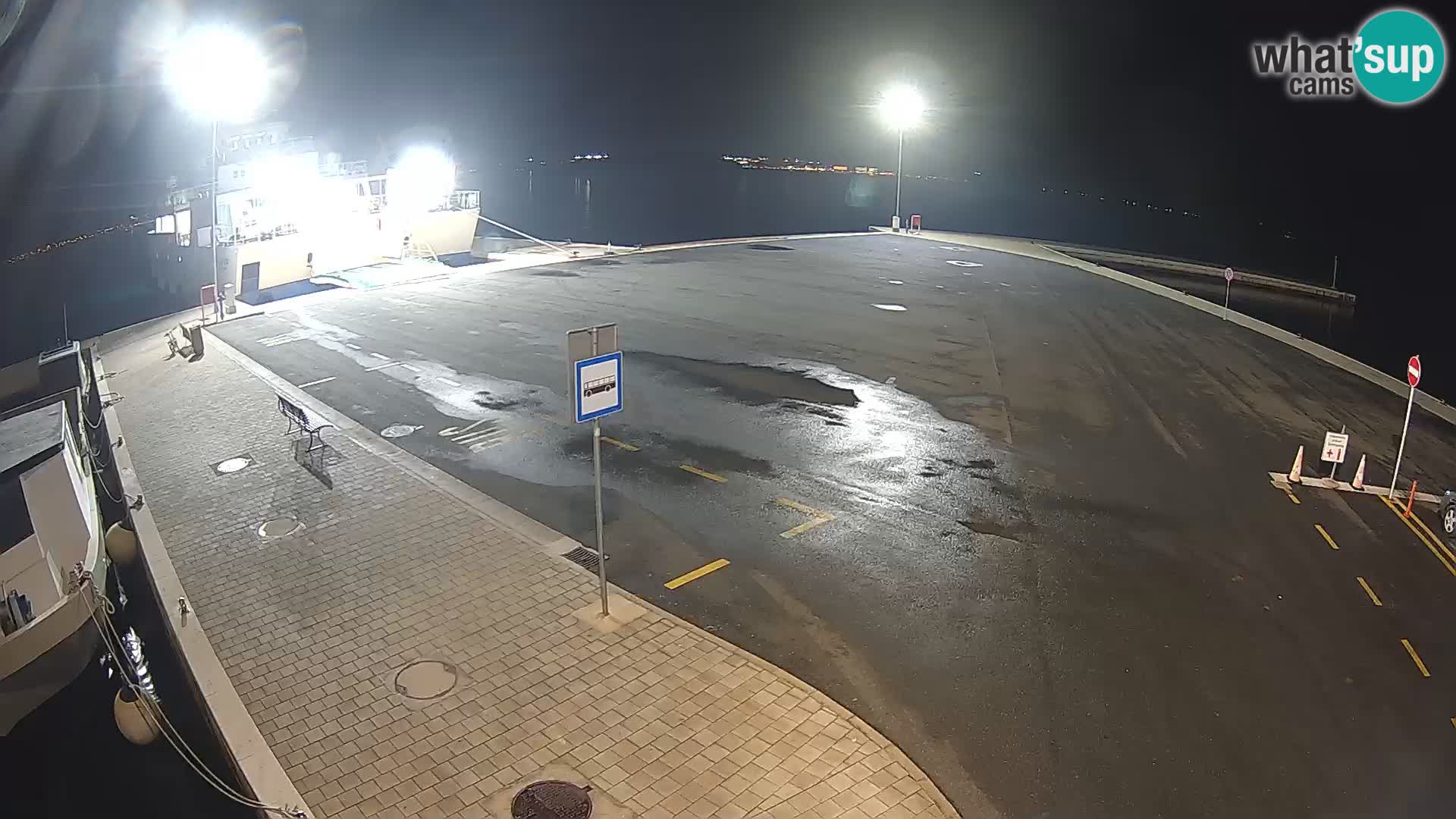 Tkon Live cam – ferry – Dalmatie – Croatie