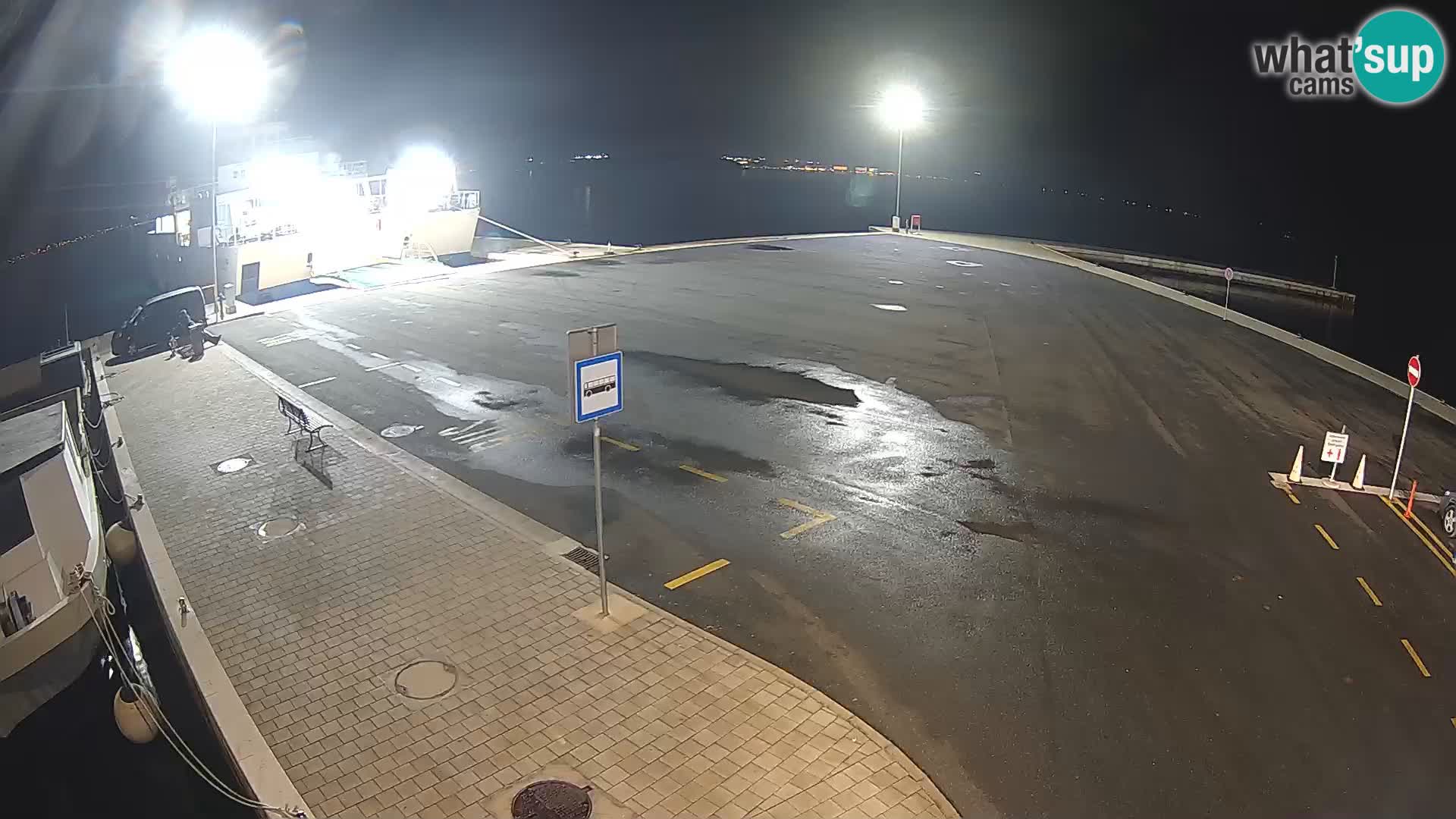 Tkon Live cam – ferry – Dalmatie – Croatie