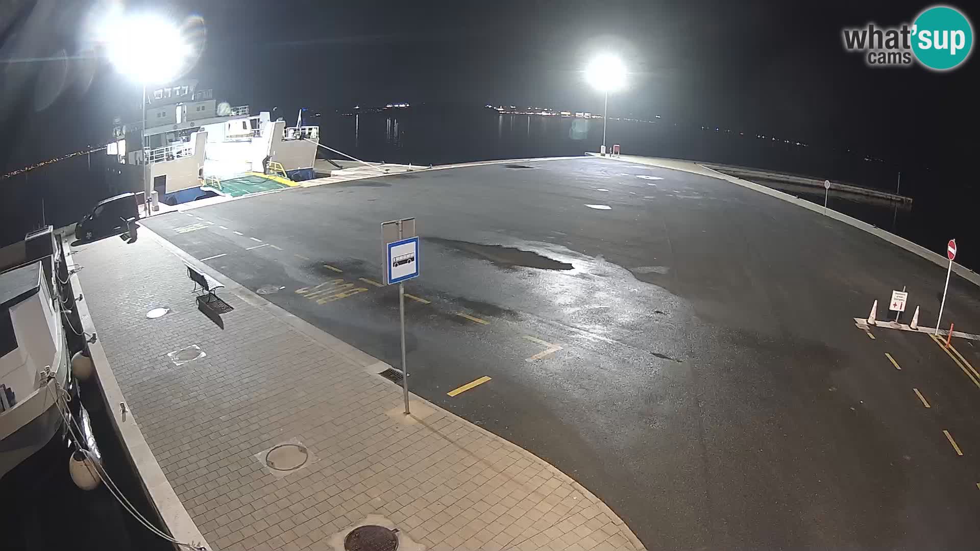 Tkon Live cam – ferry – Dalmatie – Croatie