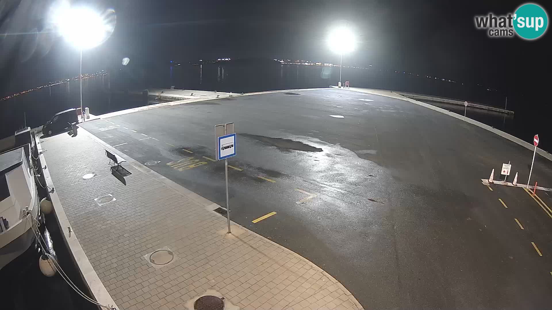 Tkon Live cam – ferry – Dalmatie – Croatie