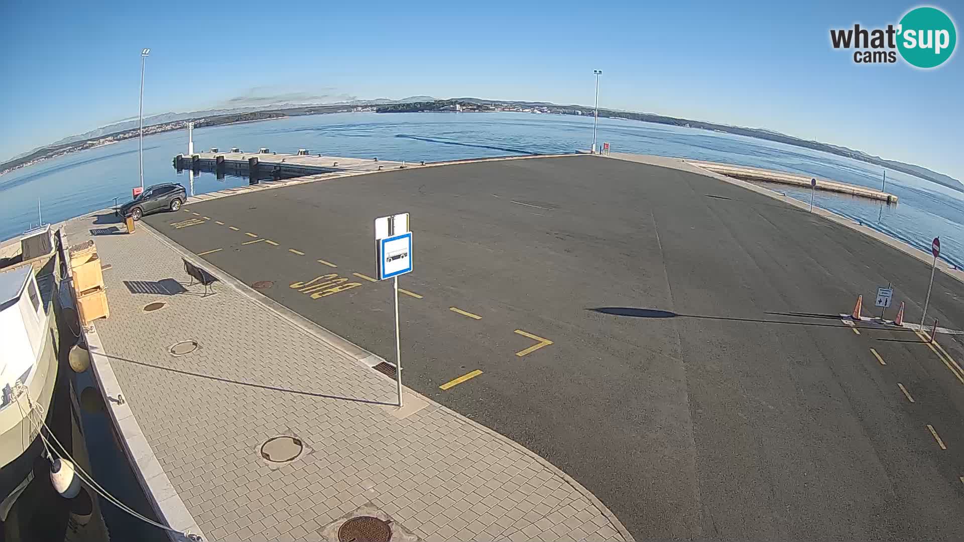 Tkon Live cam – traghetto – Dalmazia – Croazia