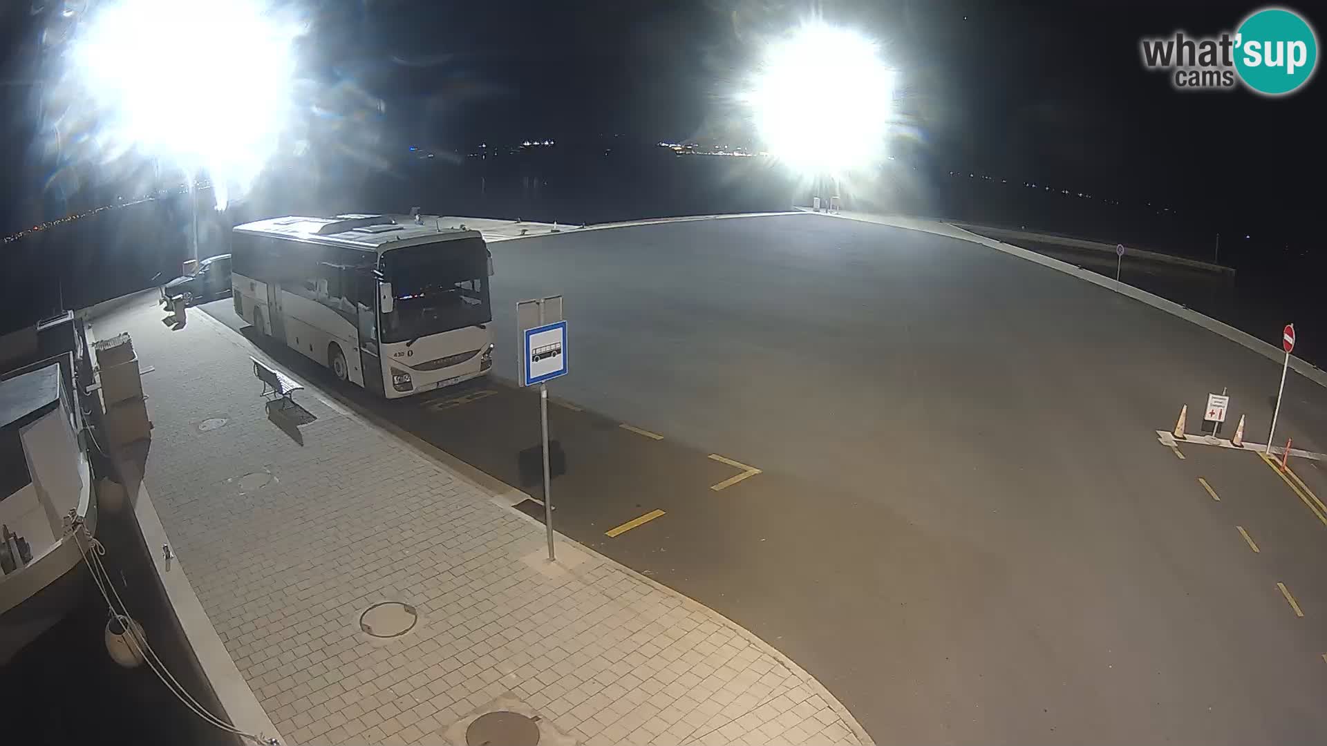 Tkon Live cam – ferry – Dalmatie – Croatie