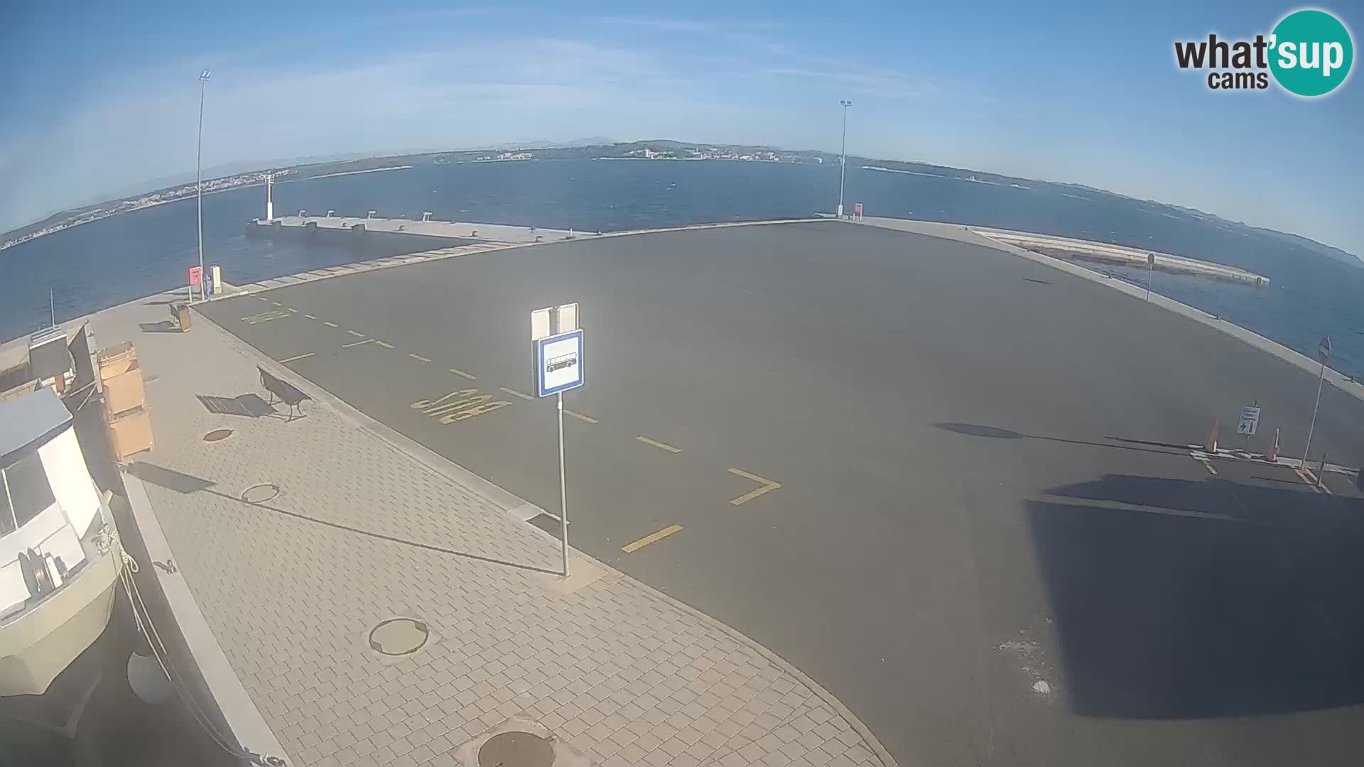 Tkon Live cam – ferry – Dalmatia – Croatia