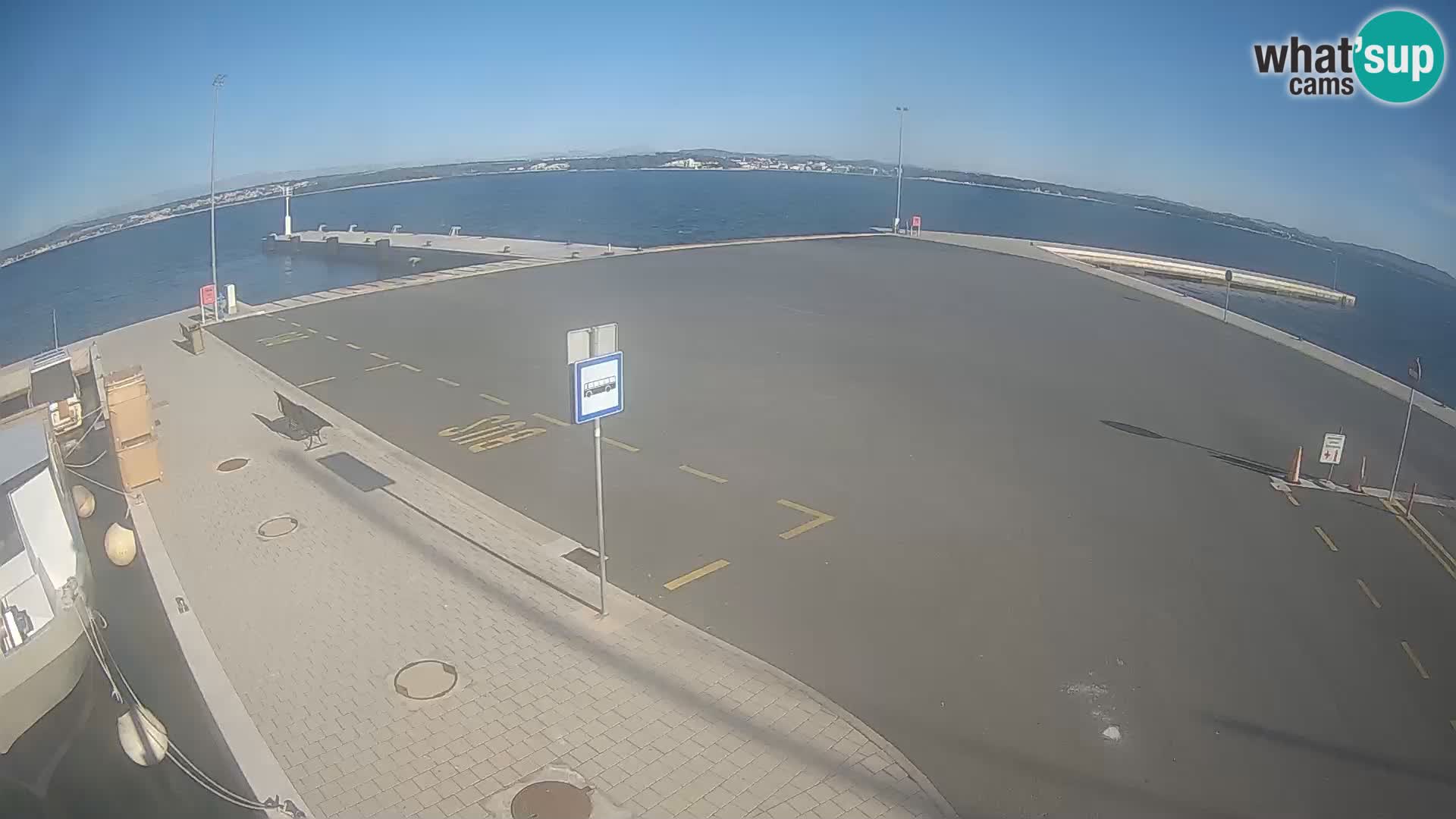 Tkon Live cam – ferry – Dalmatia – Croatia