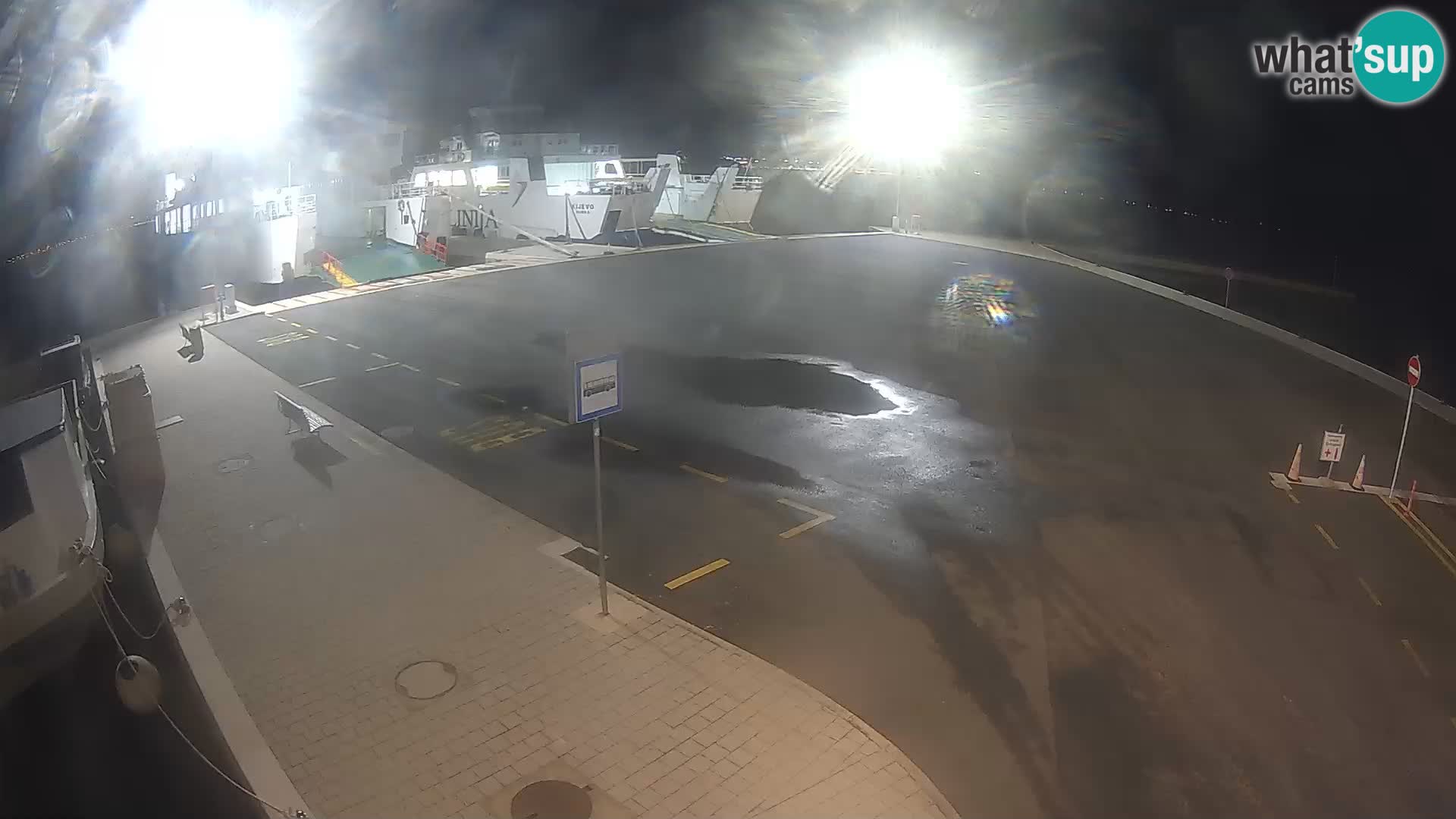 Tkon Live cam – ferry – Dalmatie – Croatie