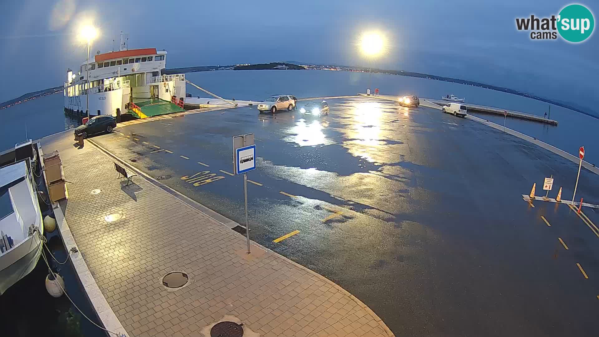Tkon Live cam – ferry – Dalmatia – Croatia