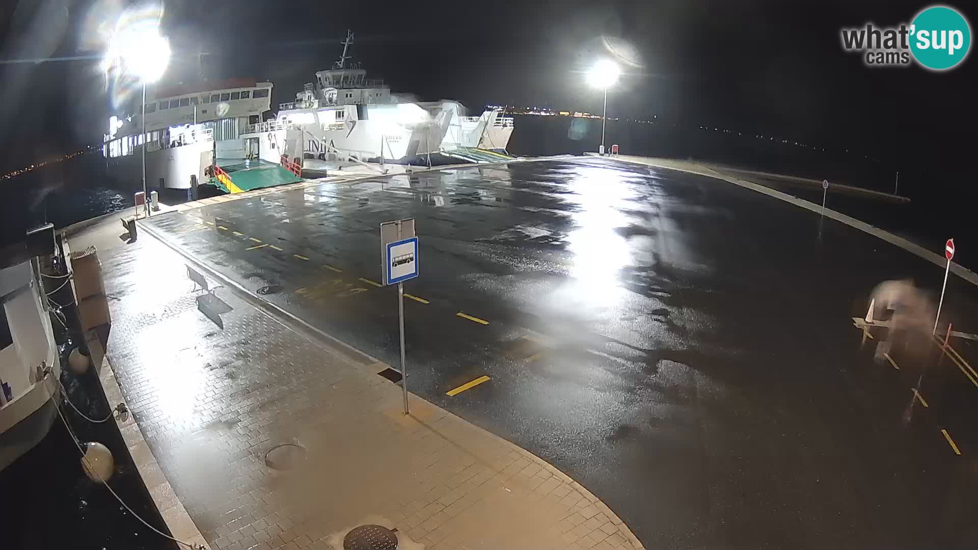 Tkon Live cam – ferry – Dalmatie – Croatie