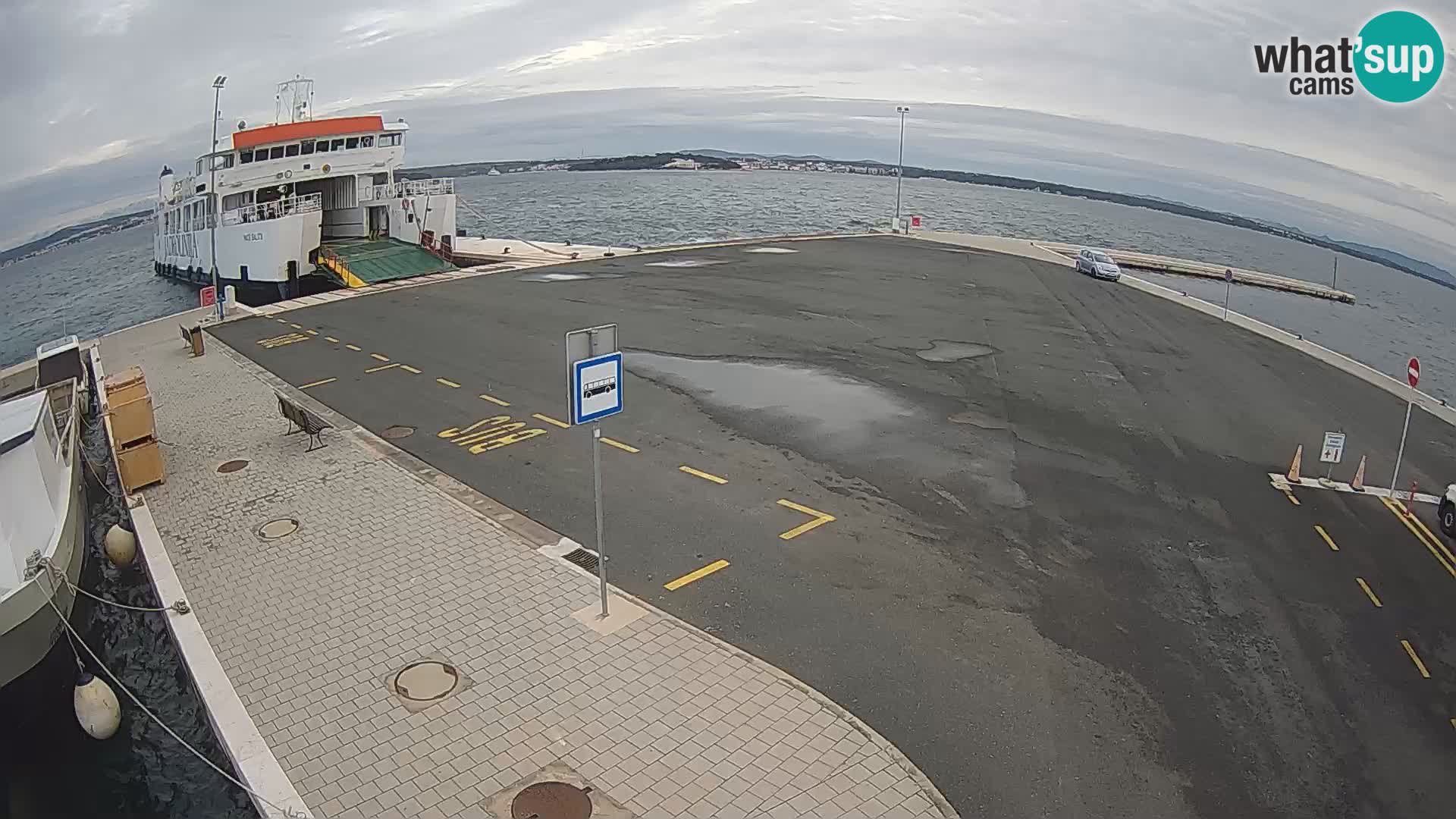Tkon Live cam – ferry – Dalmatia – Croatia