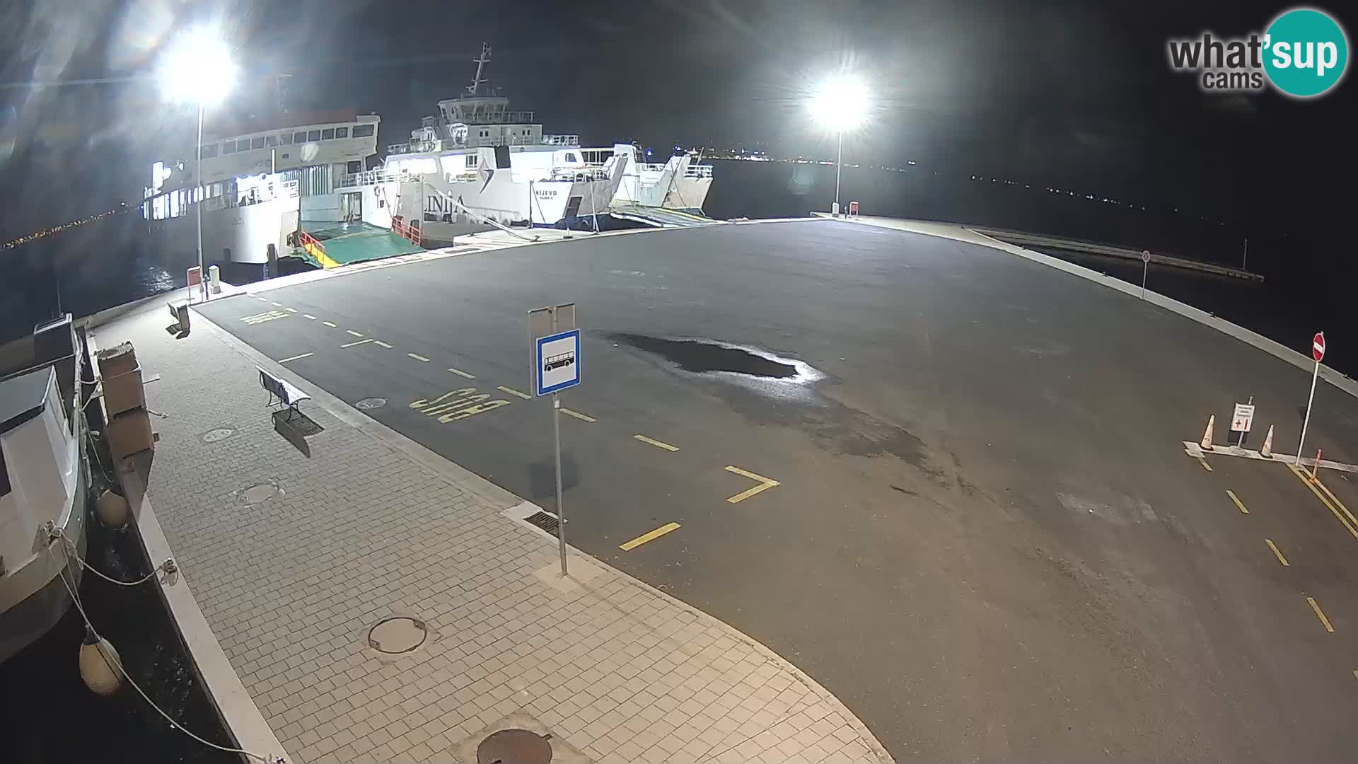 Tkon Live cam – ferry – Dalmatia – Croatia