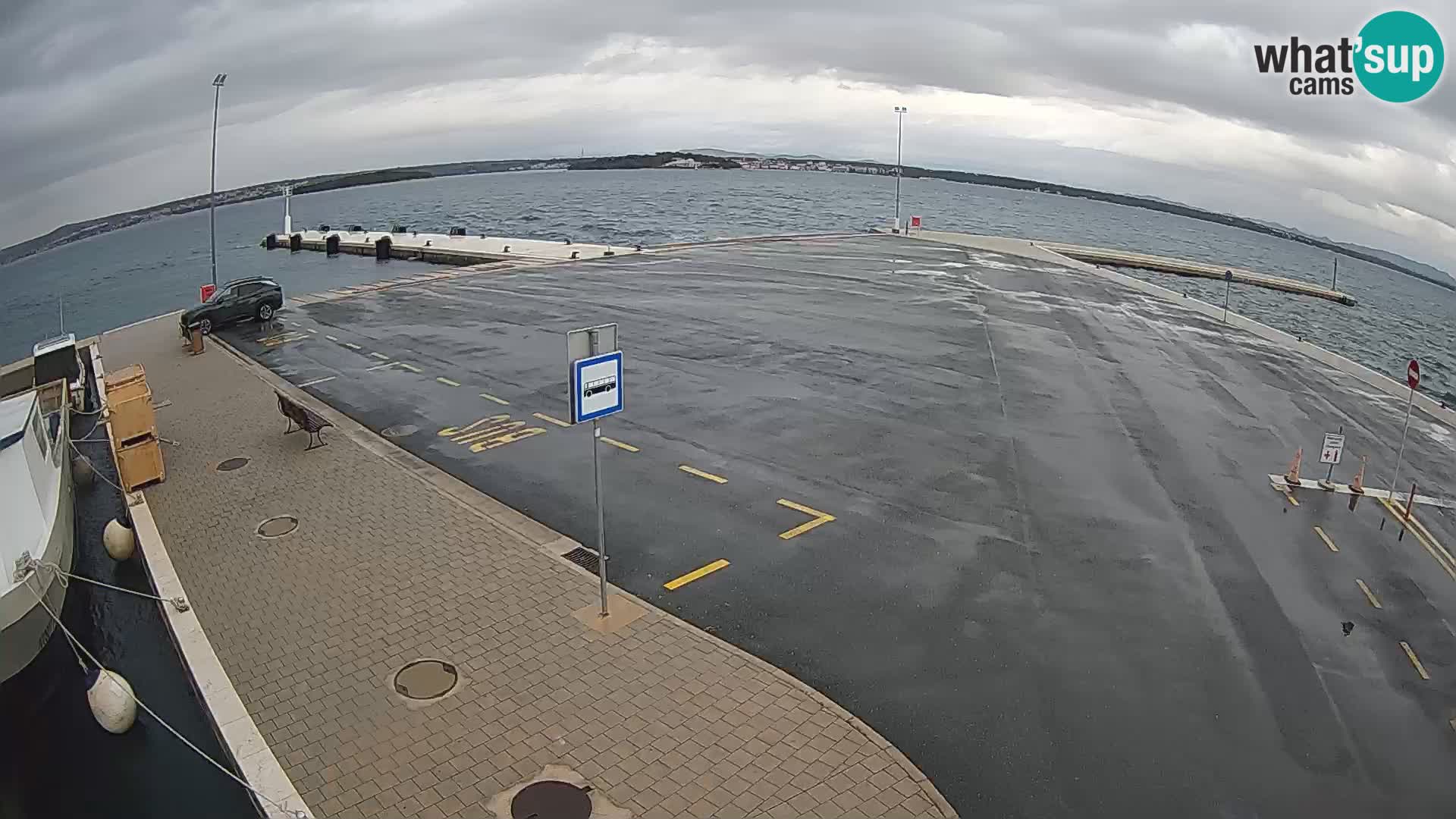 Tkon Live cam – ferry – Dalmatie – Croatie