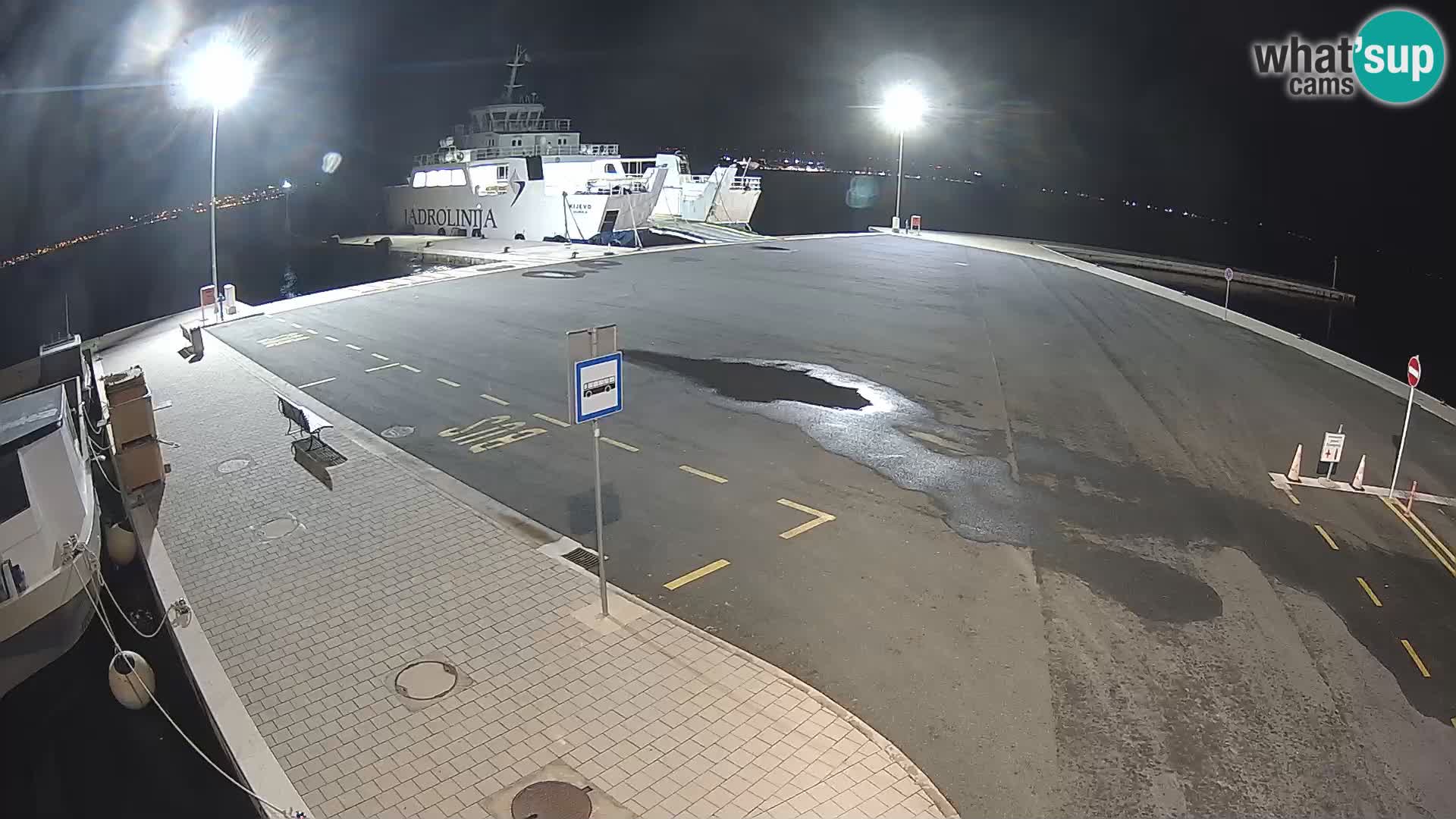 Tkon v živo – trajekt – Dalmacija – Hrvaška