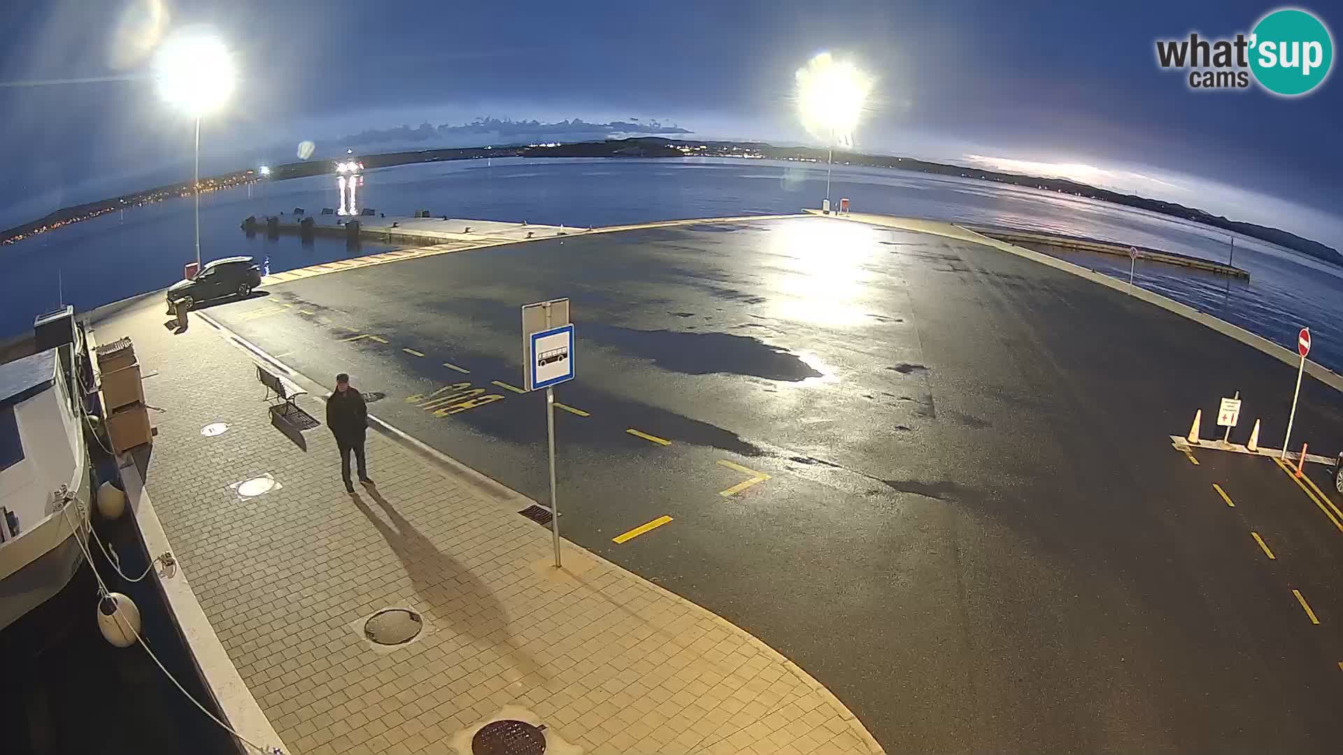 Tkon v živo – trajekt – Dalmacija – Hrvaška