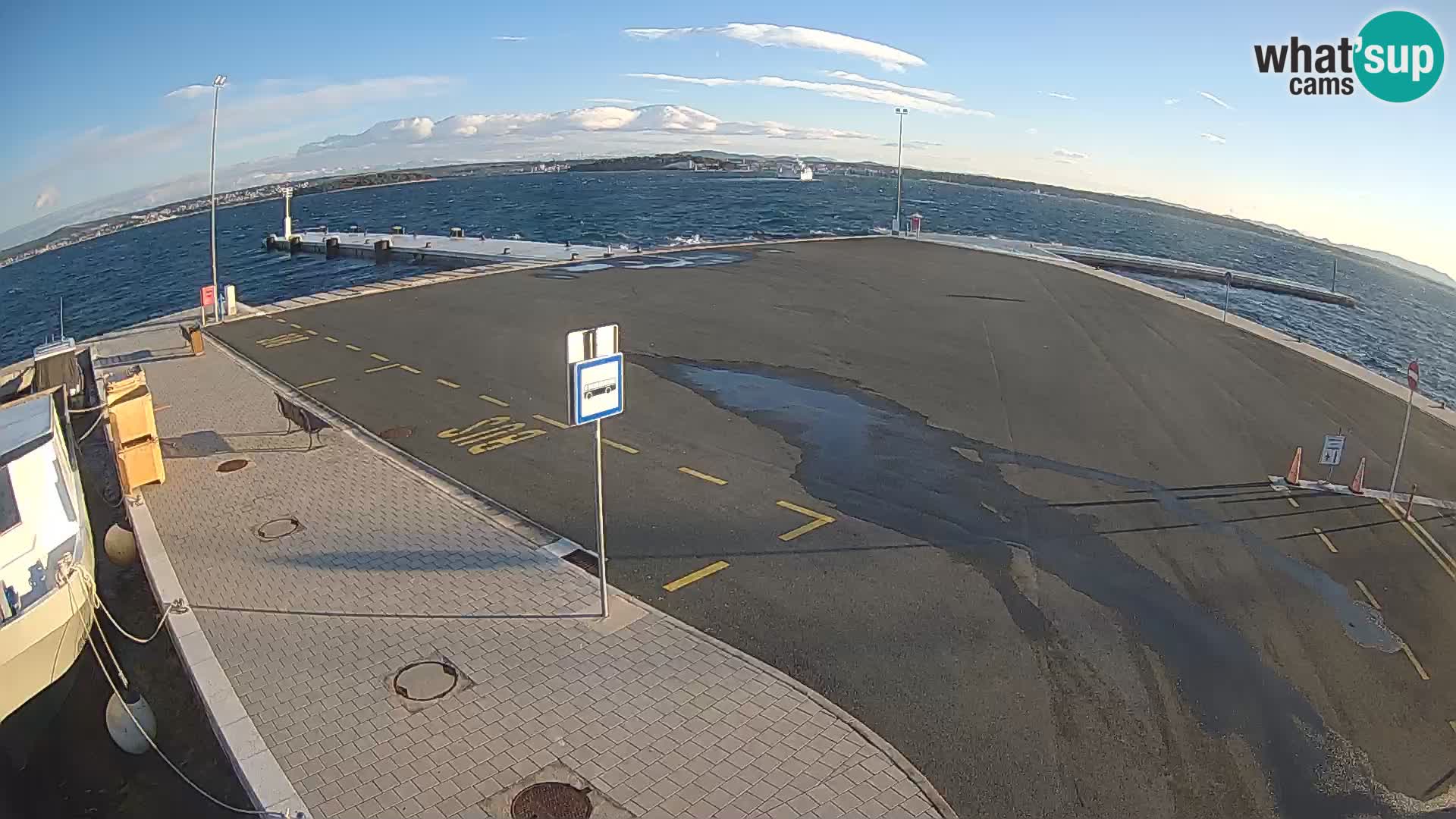 Tkon Live cam – ferry – Dalmatia – Croatia