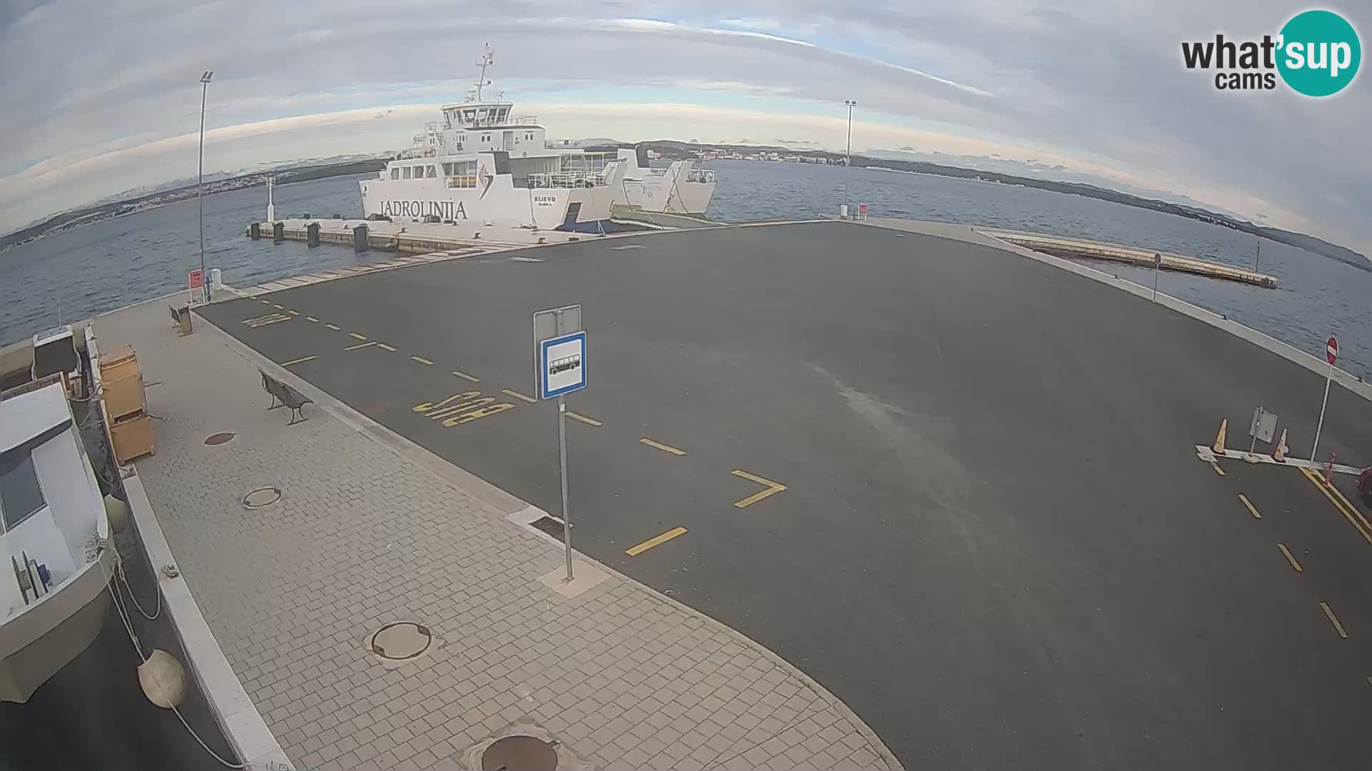 Tkon Live cam – ferry – Dalmatia – Croatia