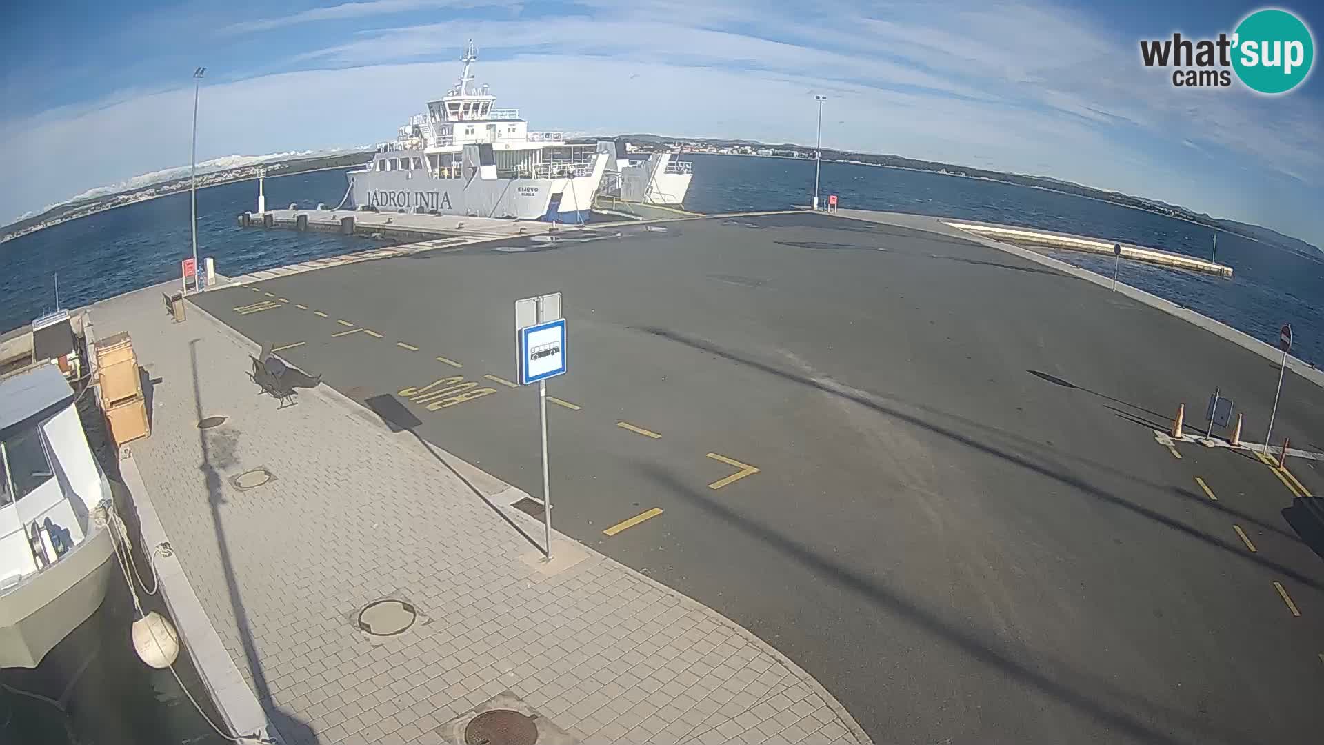 Tkon Live cam – ferry – Dalmatia – Croatia