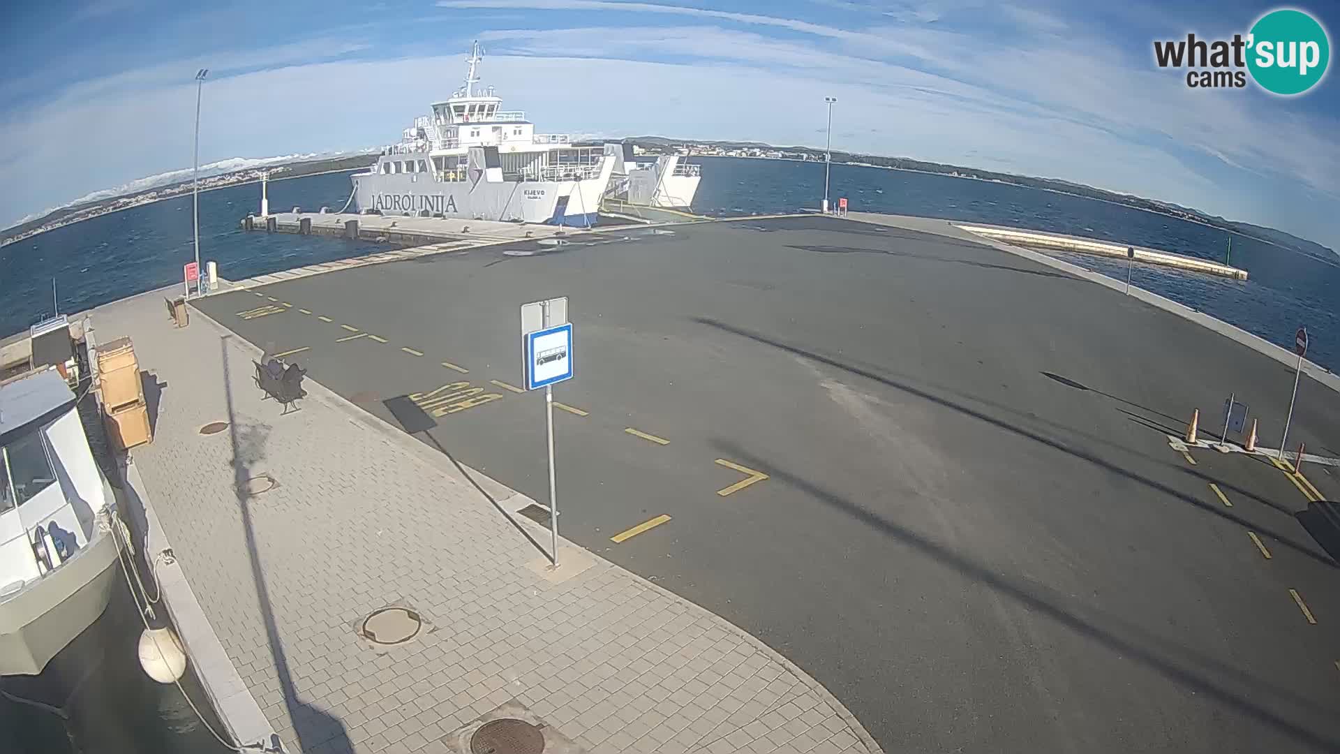 Tkon Live cam – ferry – Dalmatia – Croatia