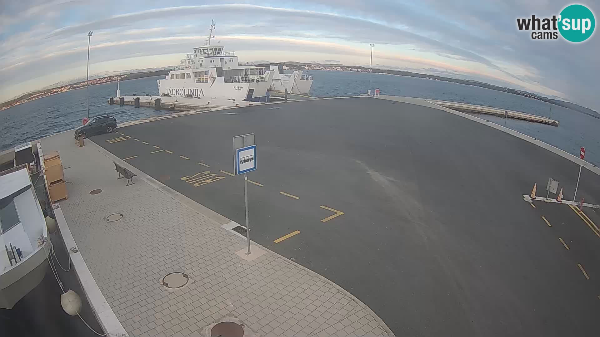 Tkon Live cam – traghetto – Dalmazia – Croazia