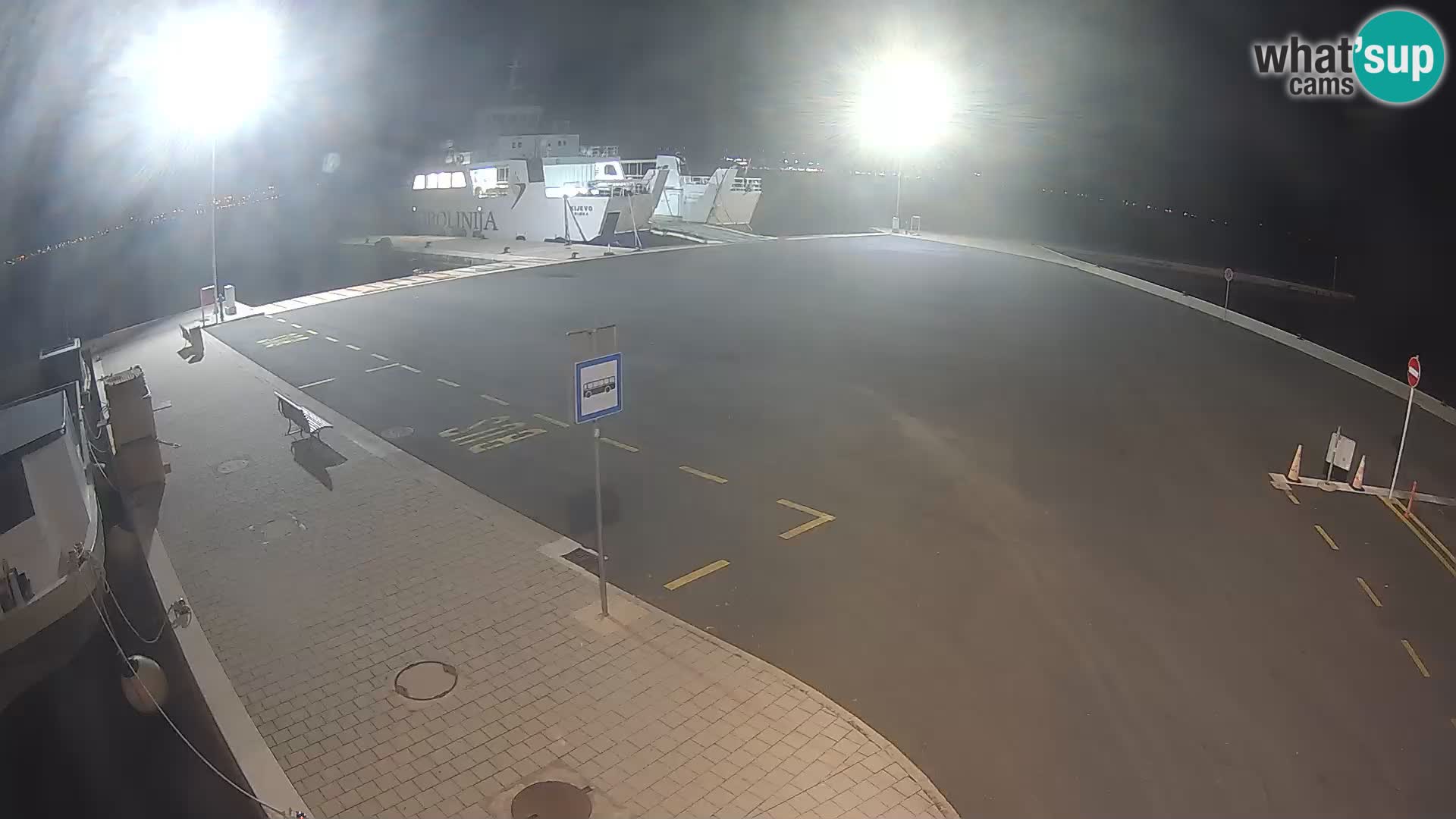 Tkon Live cam – ferry – Dalmatie – Croatie