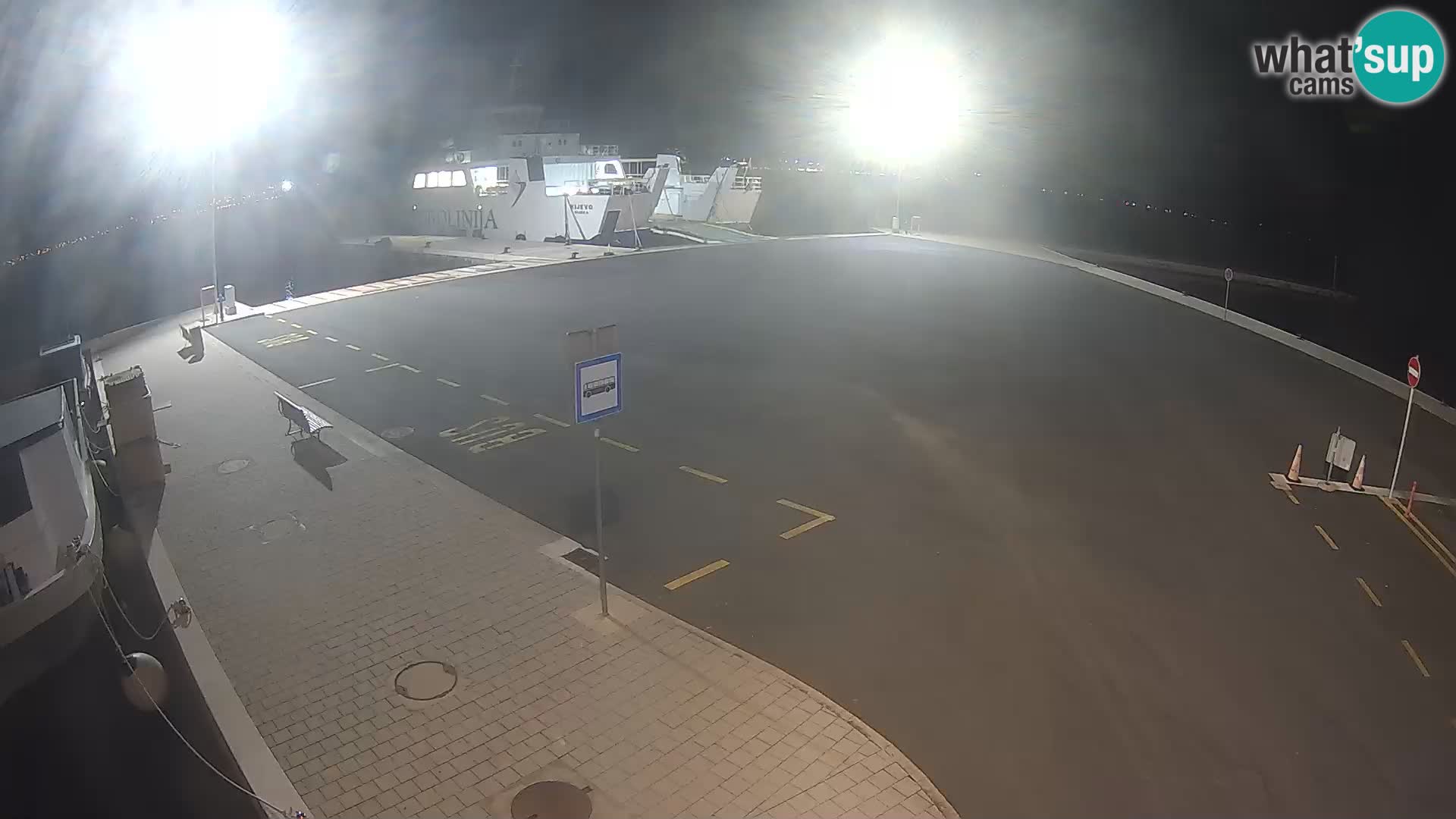 Tkon Live cam – ferry – Dalmatie – Croatie