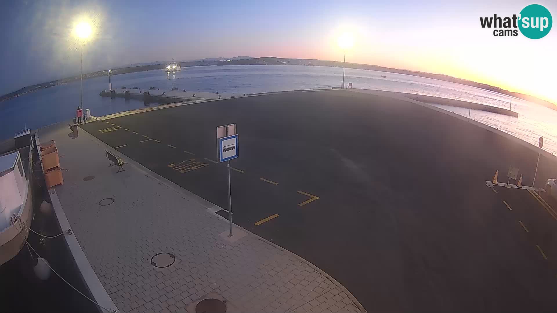 Tkon Live cam – ferry – Dalmatia – Croatia